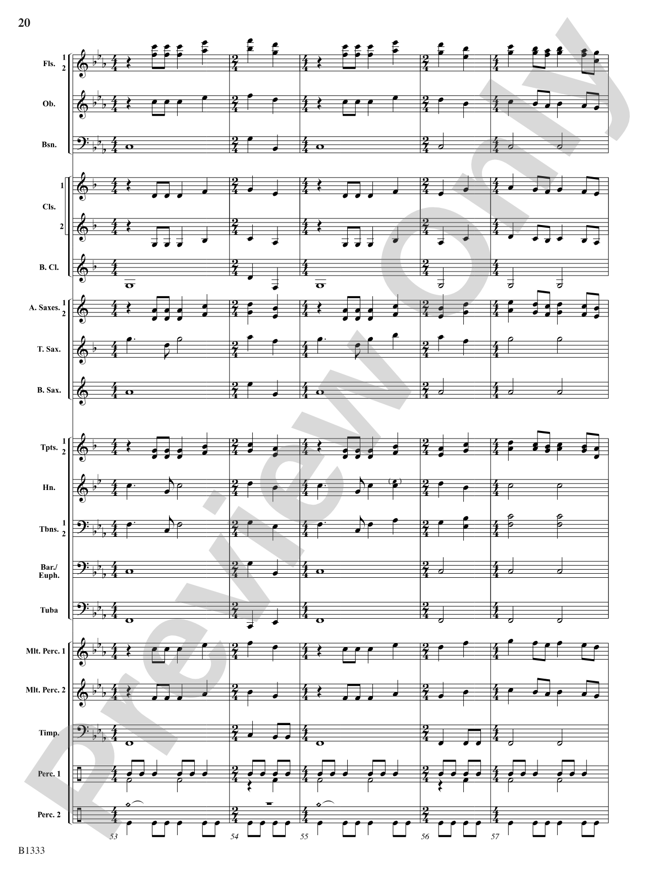 Starscapes: Concert Band Conductor Score & Parts
