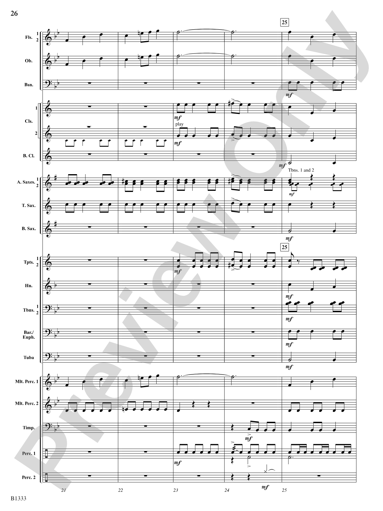 Starscapes: Concert Band Conductor Score & Parts
