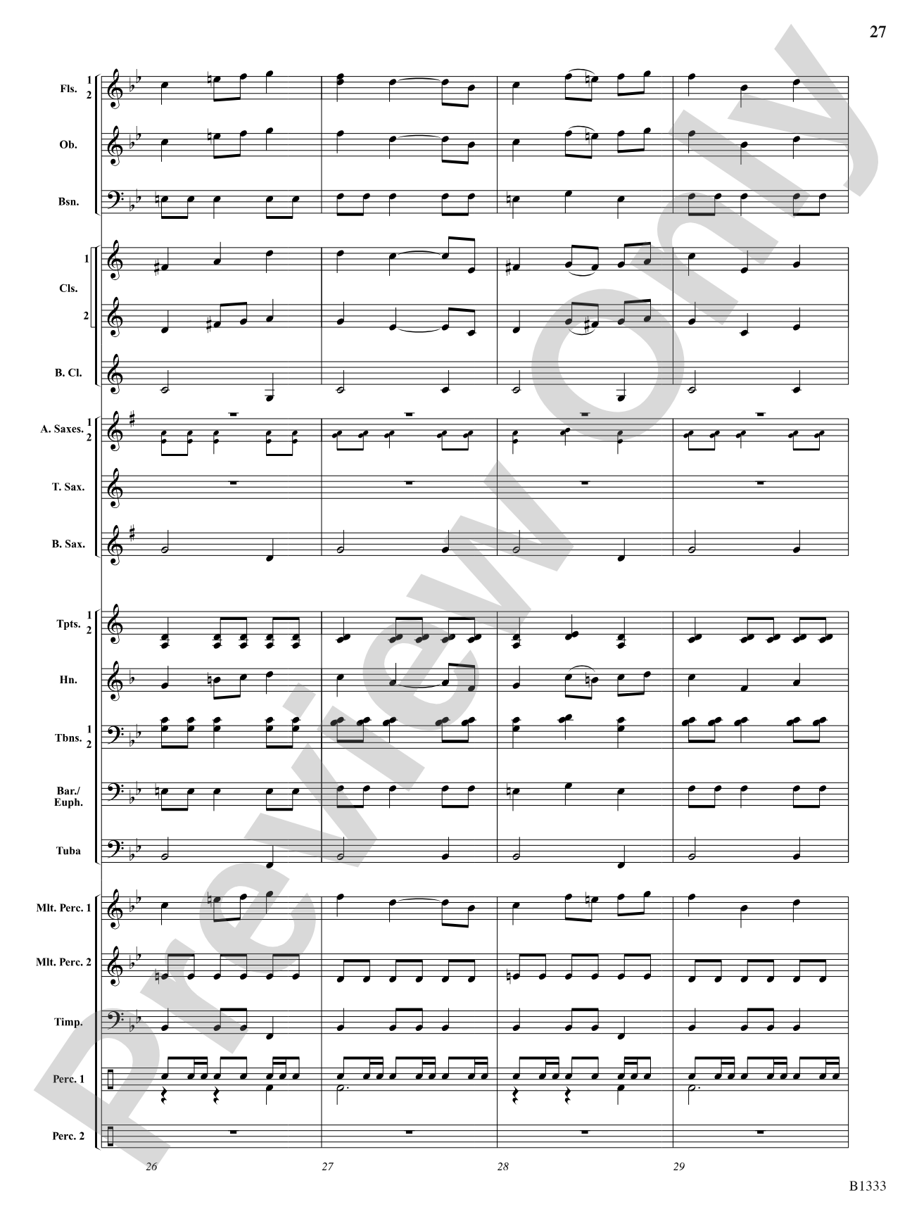 Starscapes: Concert Band Conductor Score & Parts