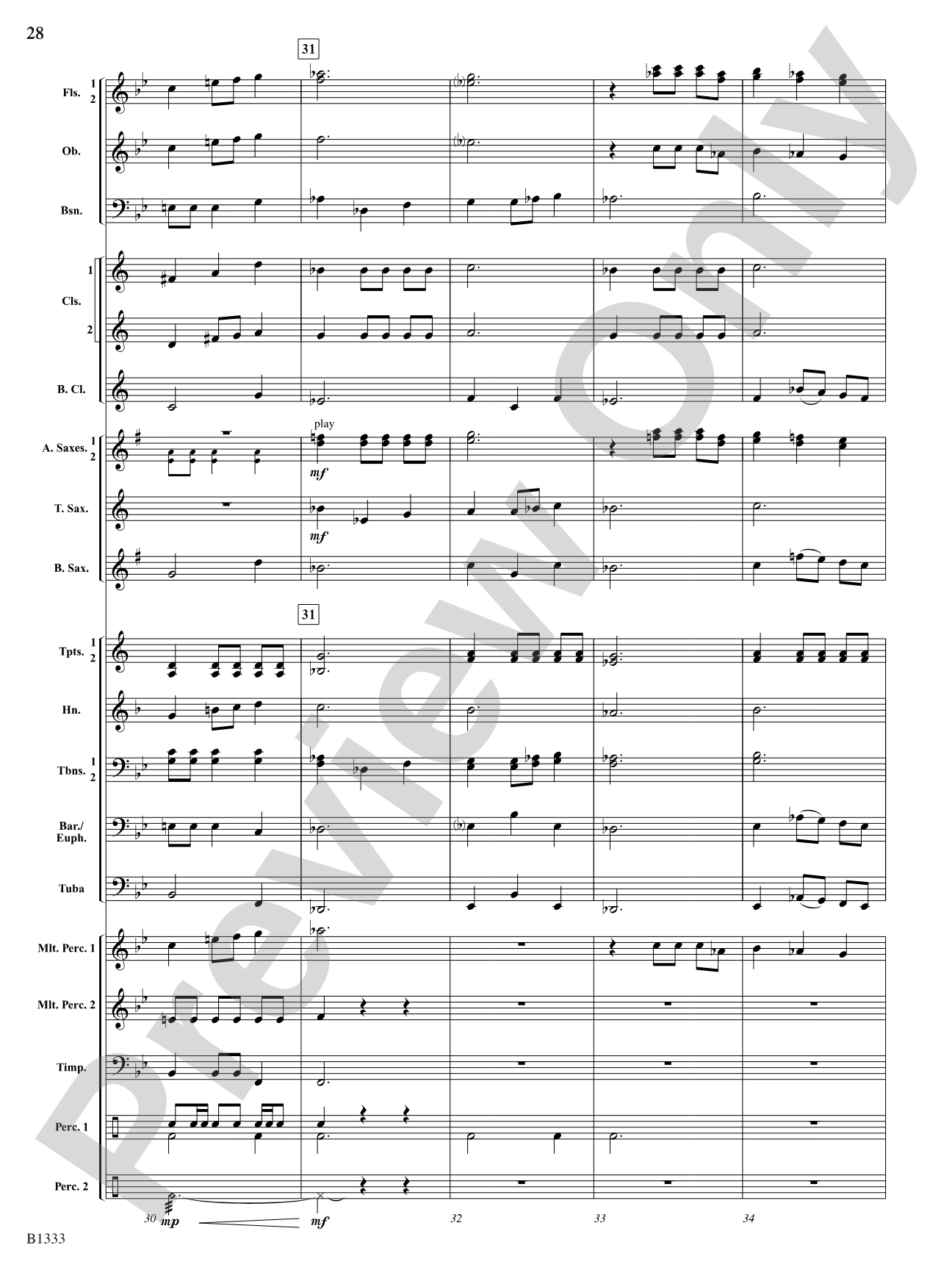 Starscapes: Concert Band Conductor Score & Parts
