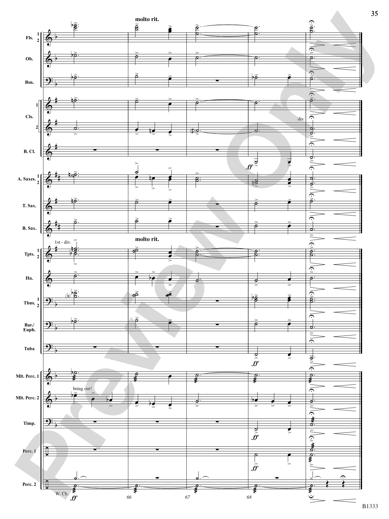 Starscapes: Concert Band Conductor Score & Parts