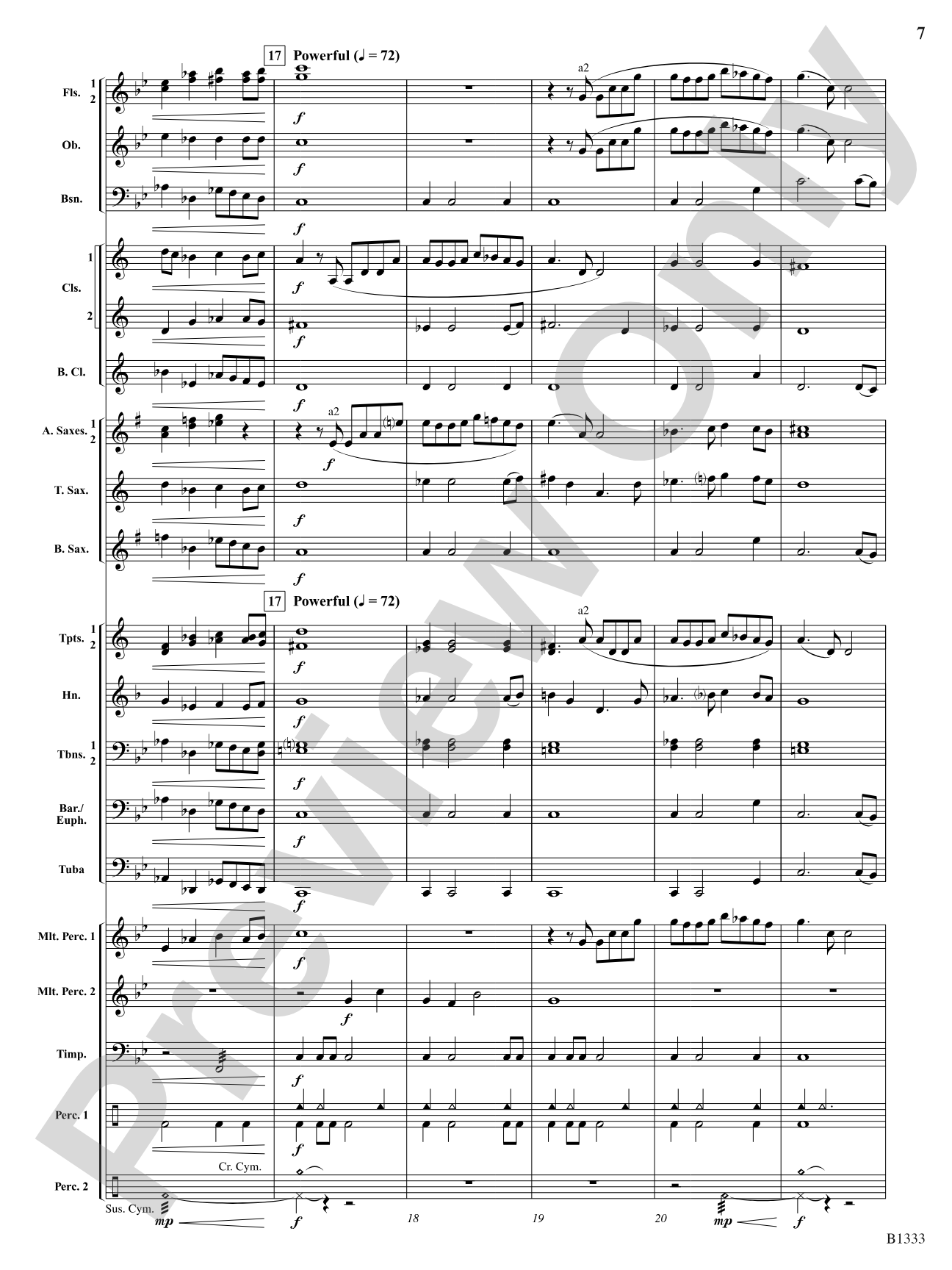 Starscapes: Concert Band Conductor Score & Parts