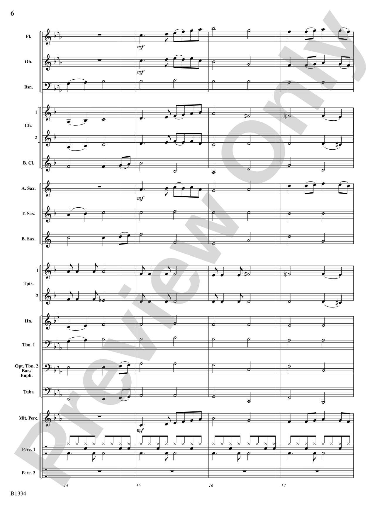 At the River: Concert Band Conductor Score & Parts