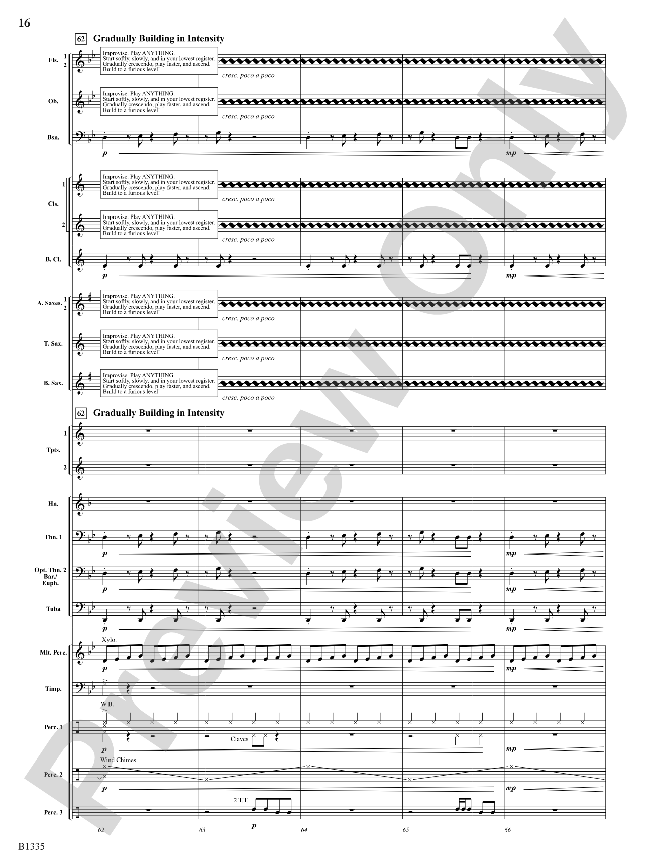 Ghost Riders: Concert Band Conductor Score & Parts