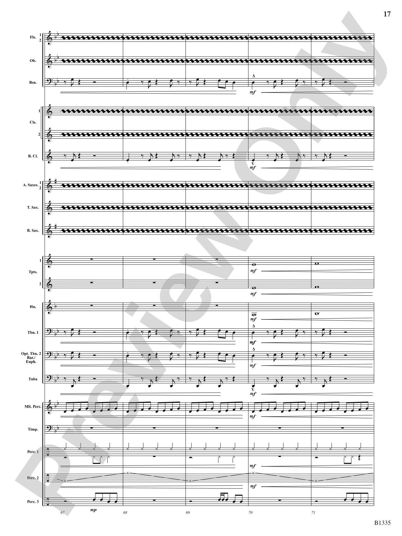 Ghost Riders: Concert Band Conductor Score & Parts