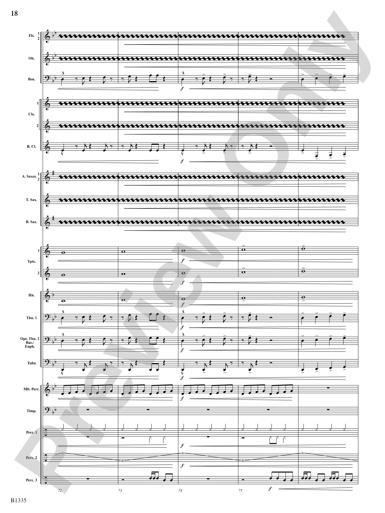 Ghost Riders: Concert Band Conductor Score & Parts