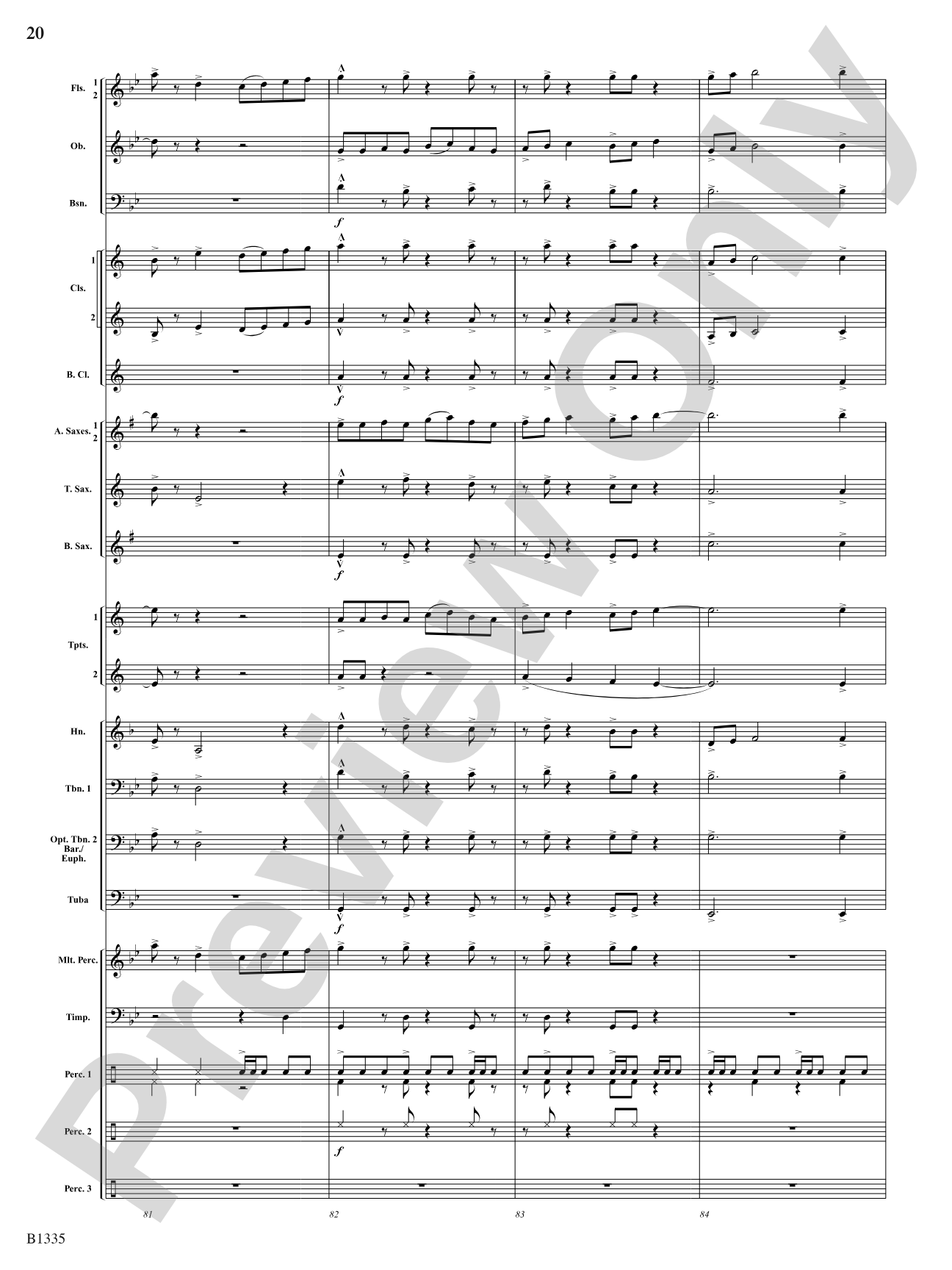 Ghost Riders: Concert Band Conductor Score & Parts
