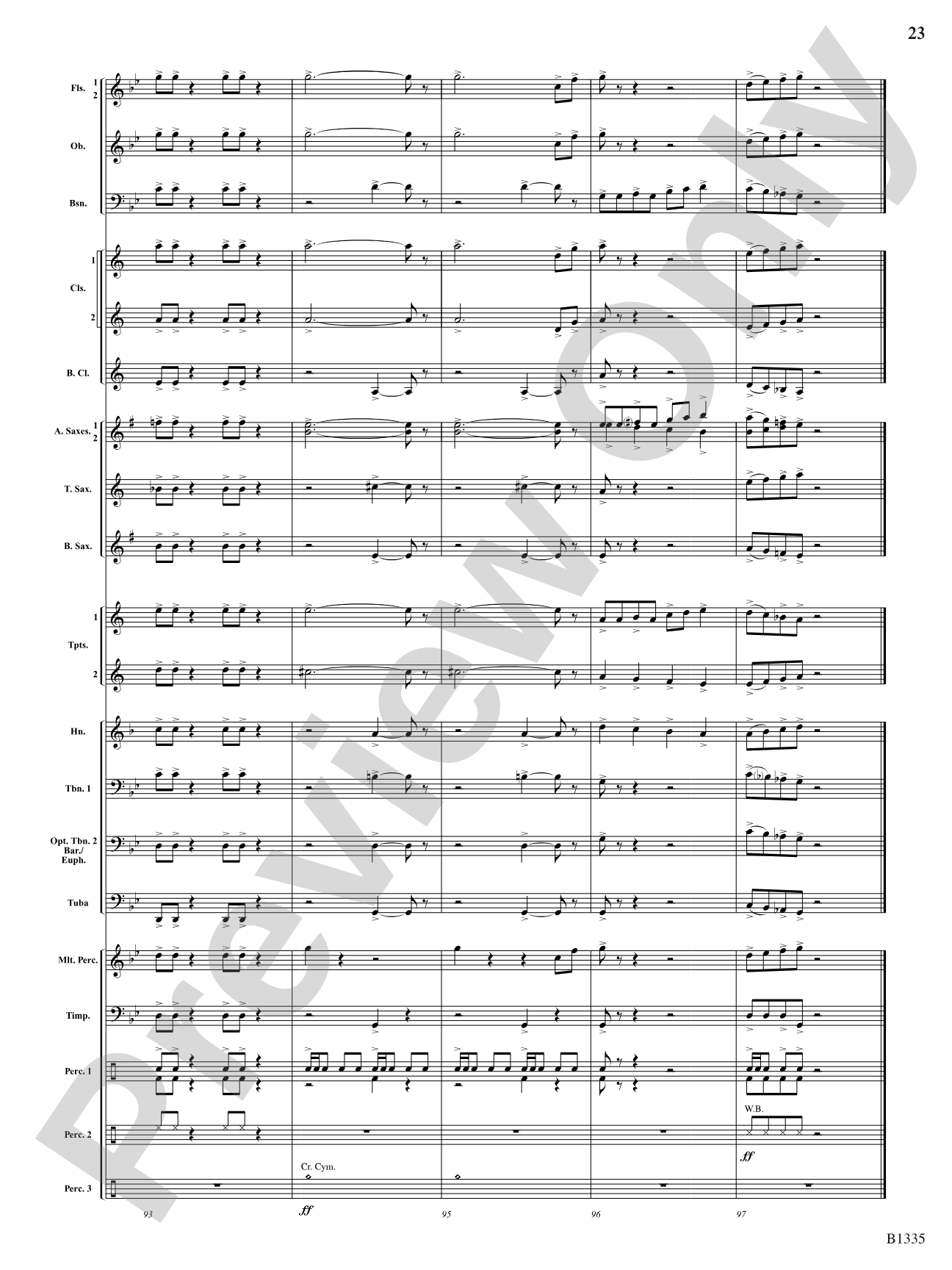 Ghost Riders: Concert Band Conductor Score & Parts