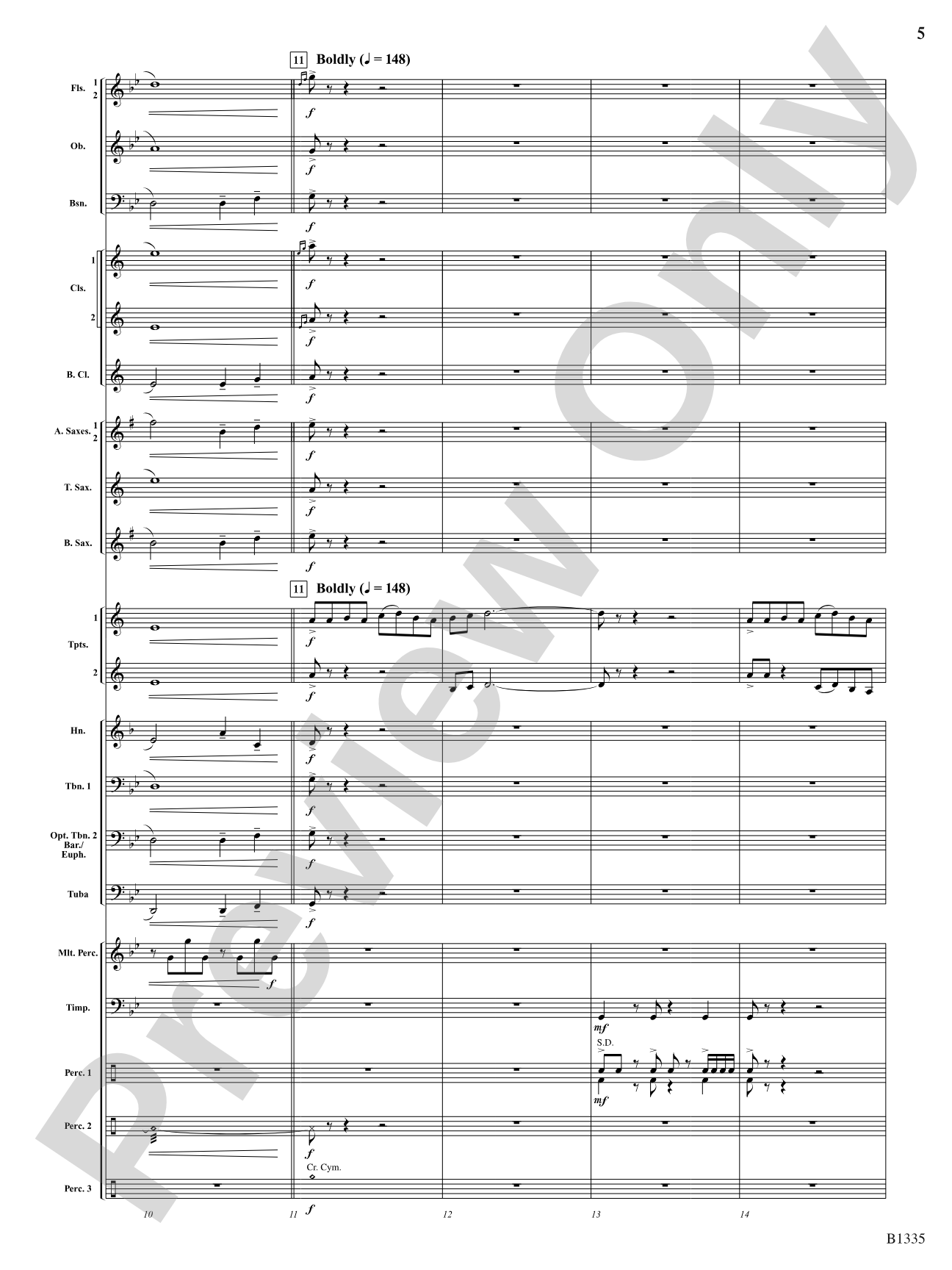Ghost Riders: Concert Band Conductor Score & Parts