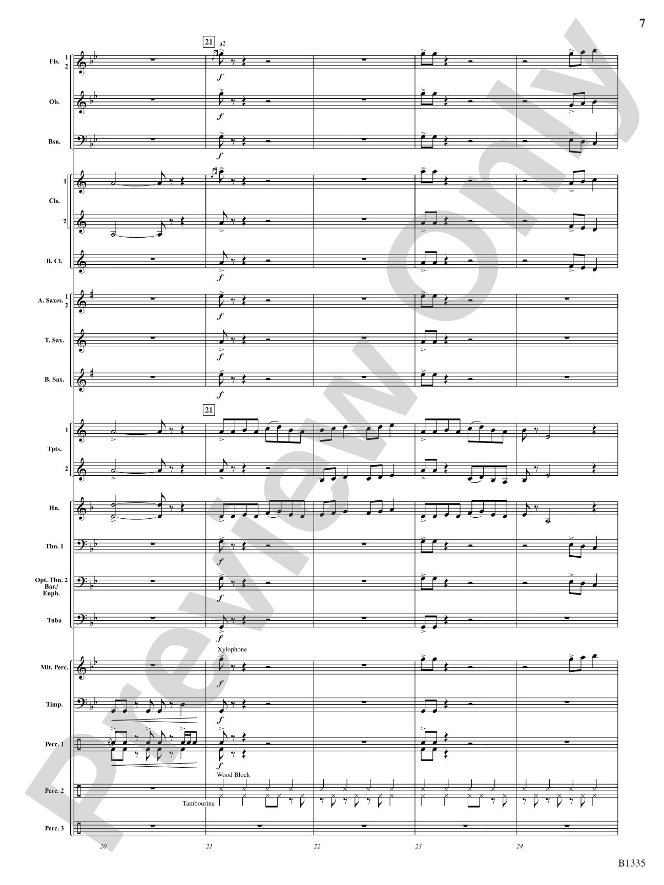Ghost Riders: Concert Band Conductor Score & Parts