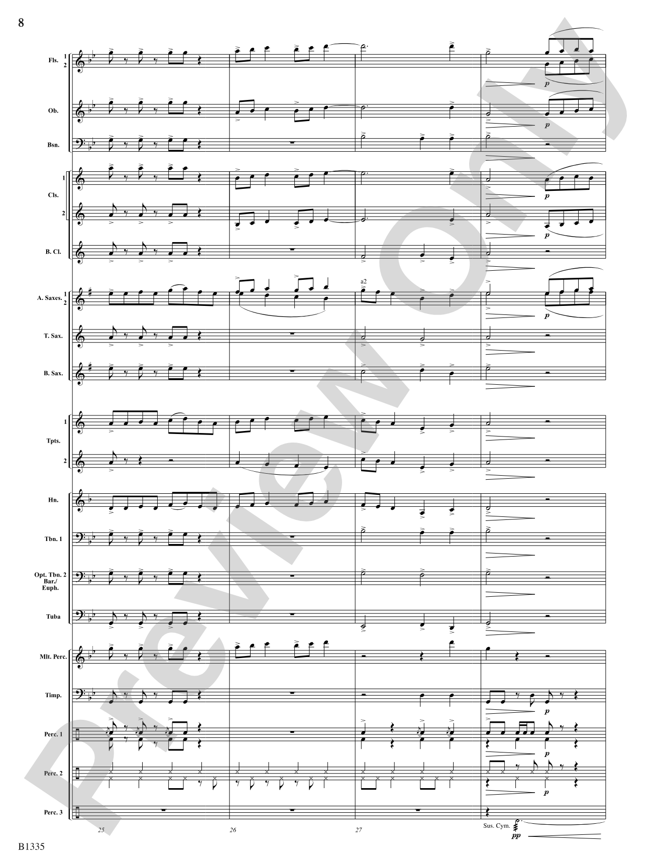 Ghost Riders: Concert Band Conductor Score & Parts