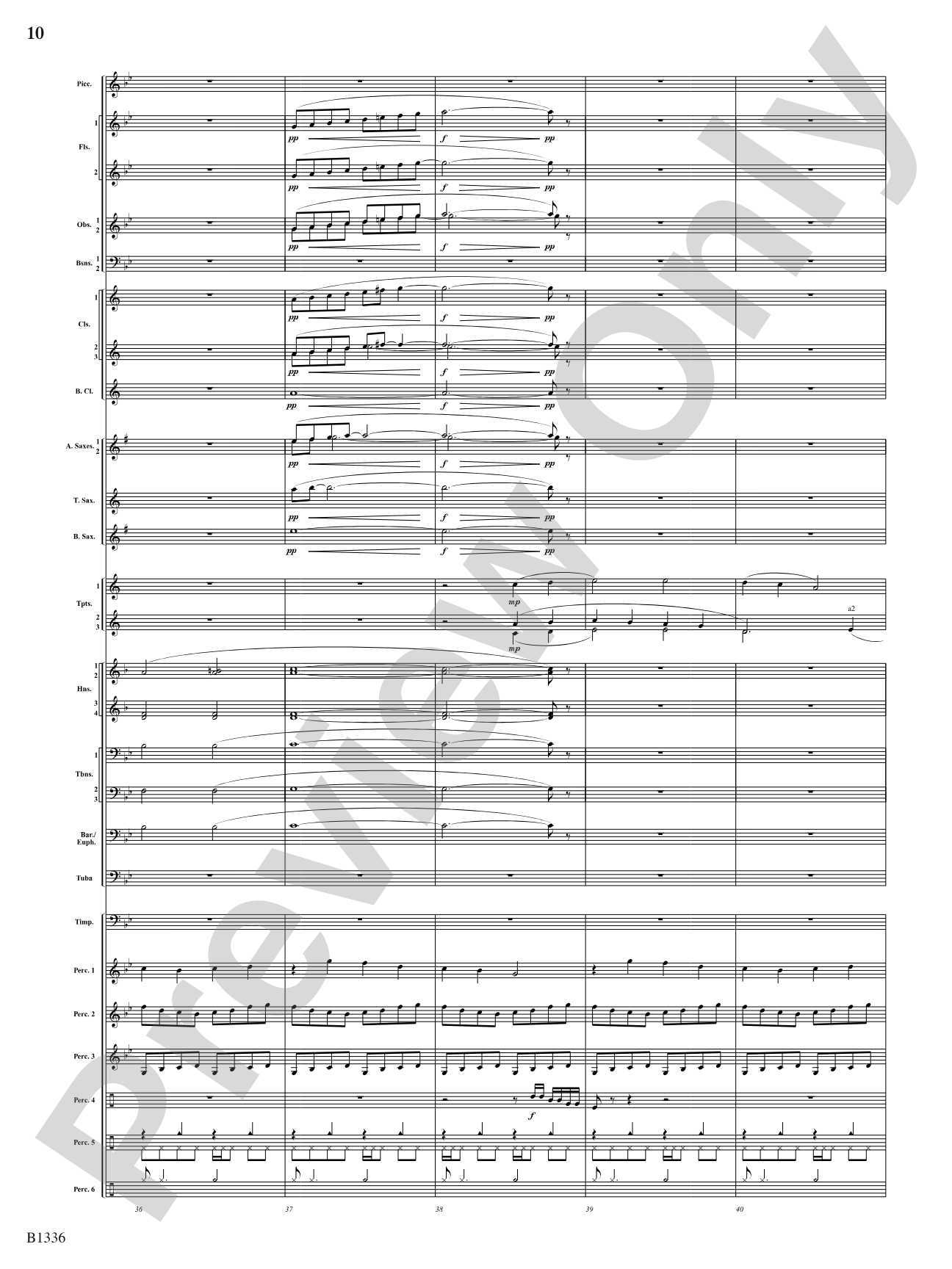 Dreams and Proclamations: Concert Band Conductor Score & Parts