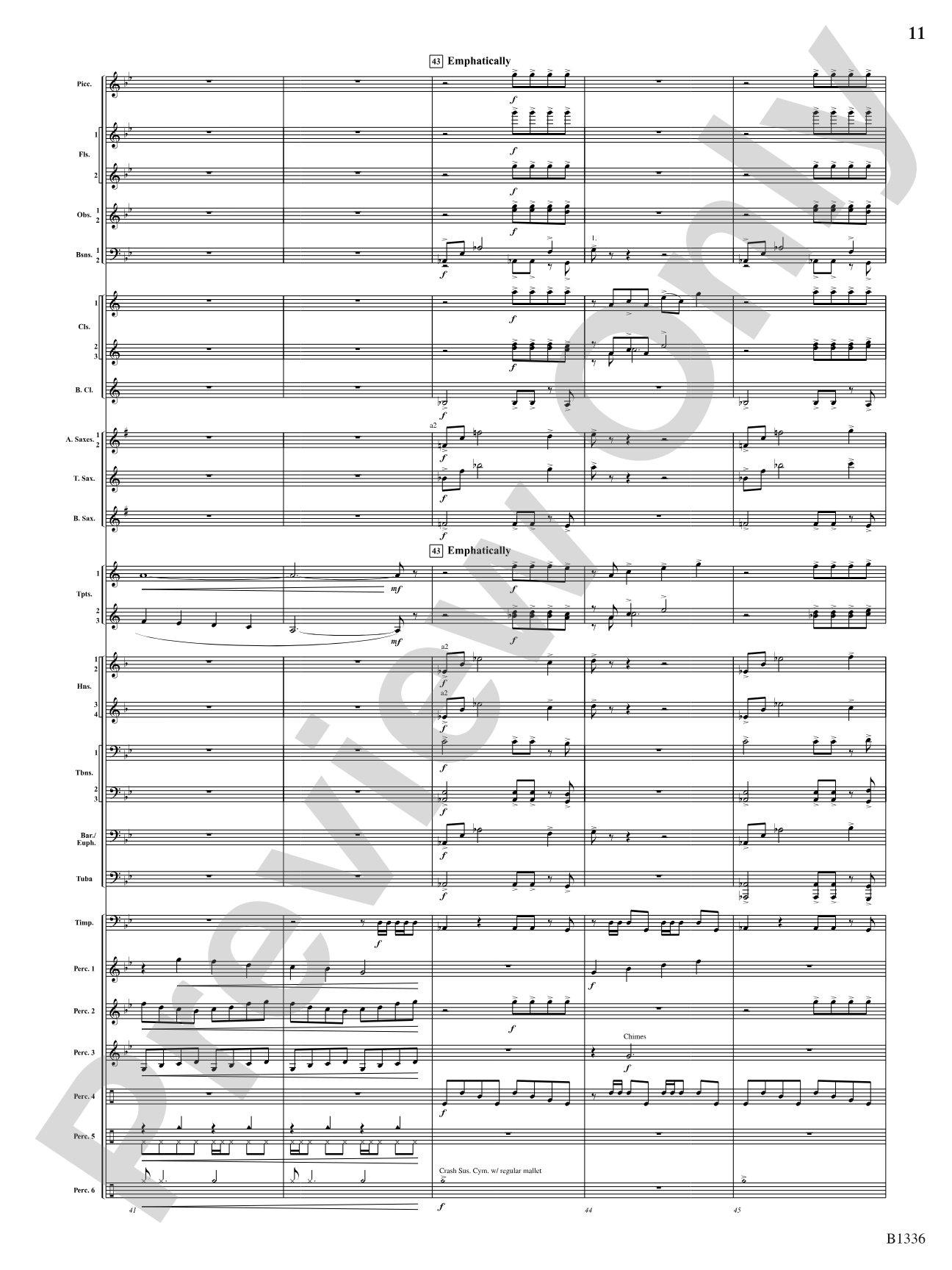 Dreams and Proclamations: Concert Band Conductor Score & Parts