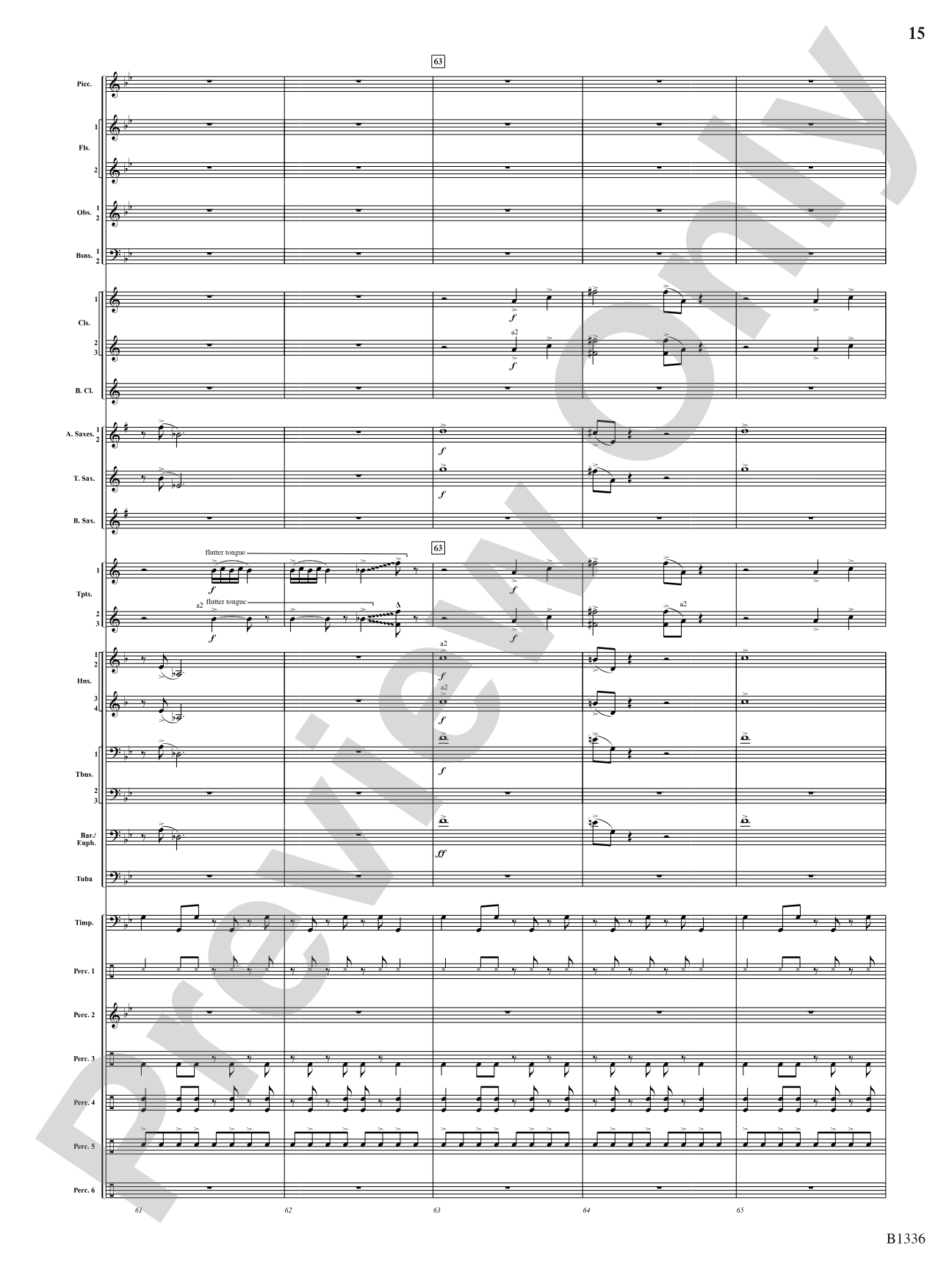 Dreams and Proclamations: Concert Band Conductor Score & Parts