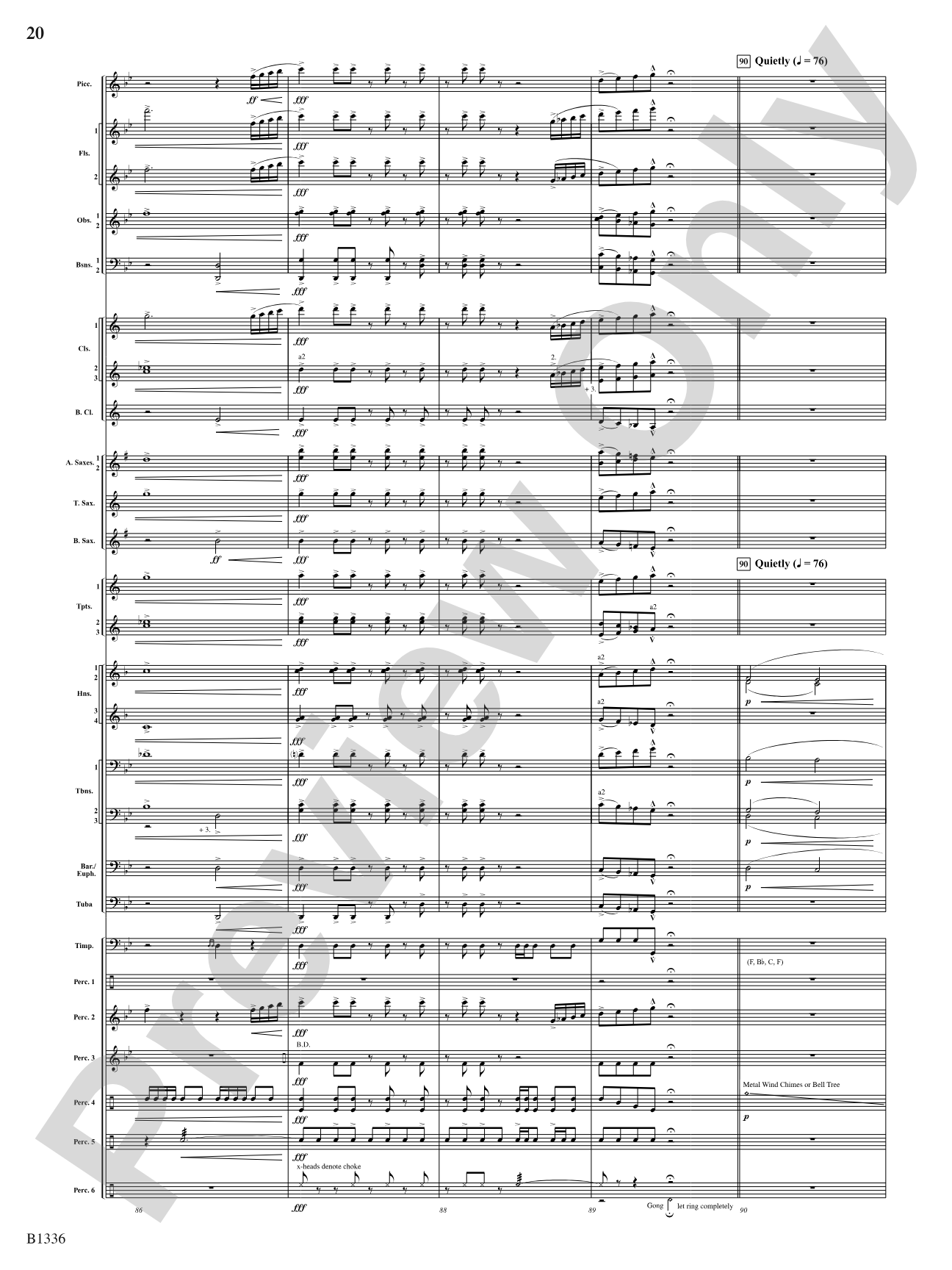 Dreams and Proclamations: Concert Band Conductor Score & Parts