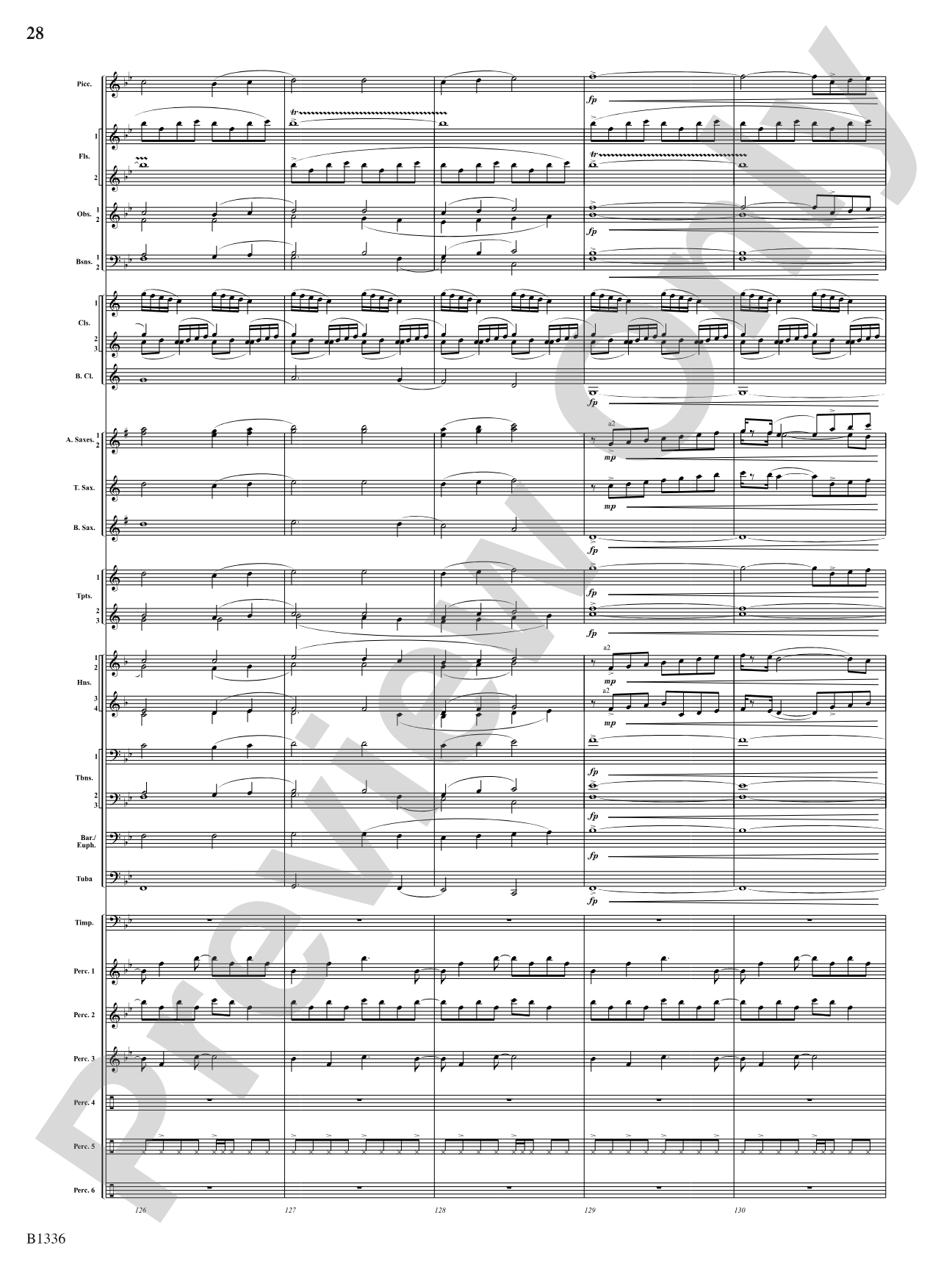 Dreams and Proclamations: Concert Band Conductor Score & Parts