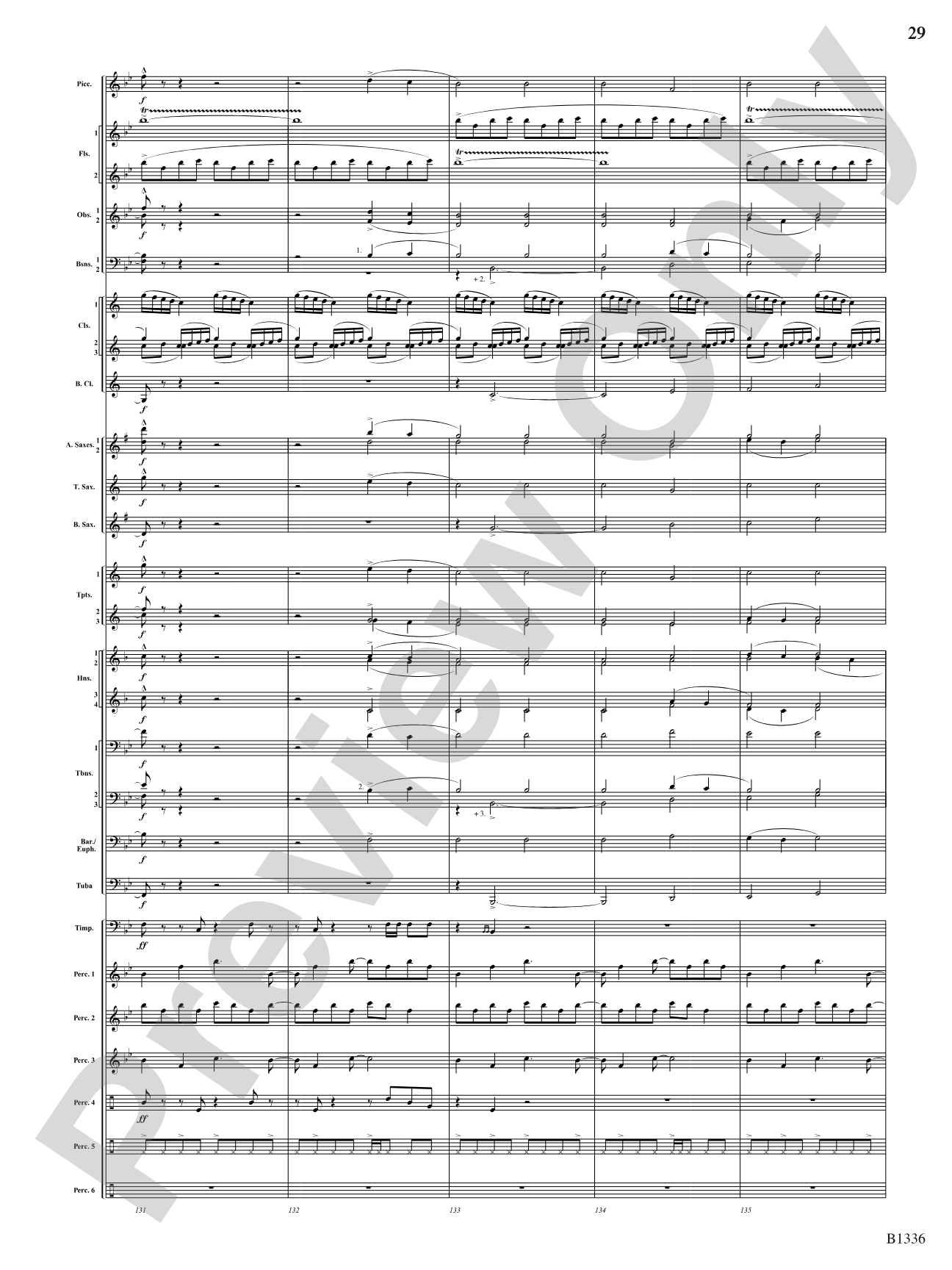 Dreams and Proclamations: Concert Band Conductor Score & Parts