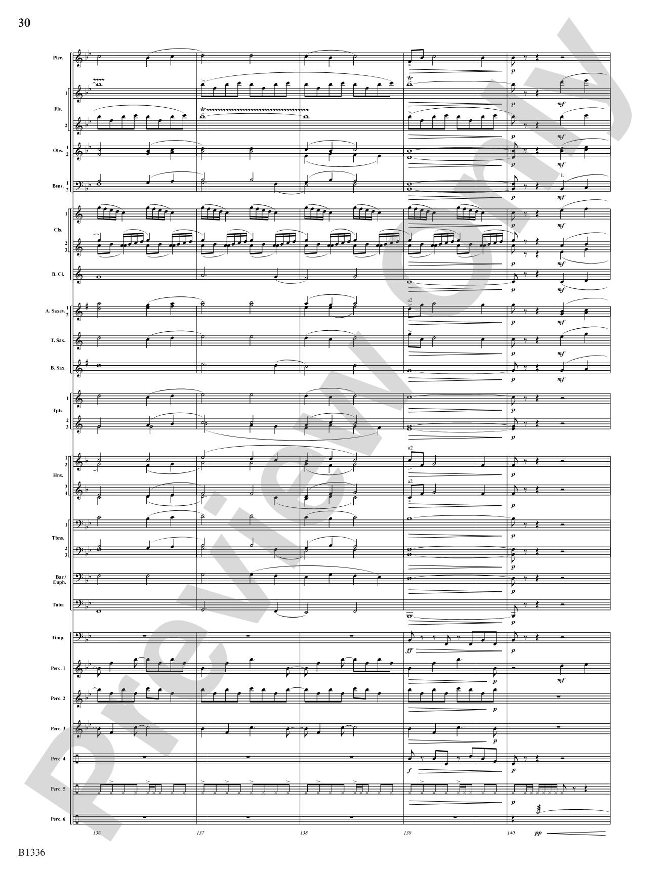 Dreams and Proclamations: Concert Band Conductor Score & Parts