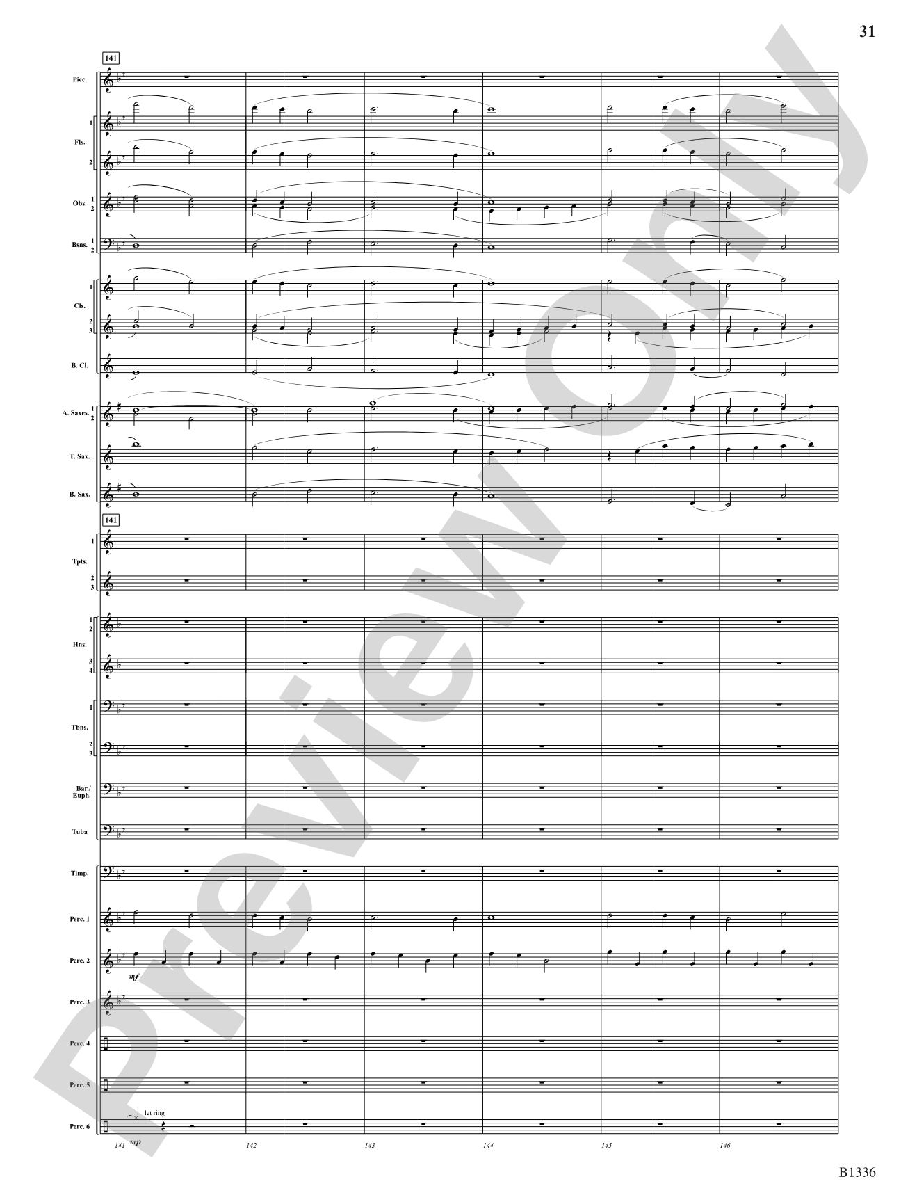 Dreams and Proclamations: Concert Band Conductor Score & Parts