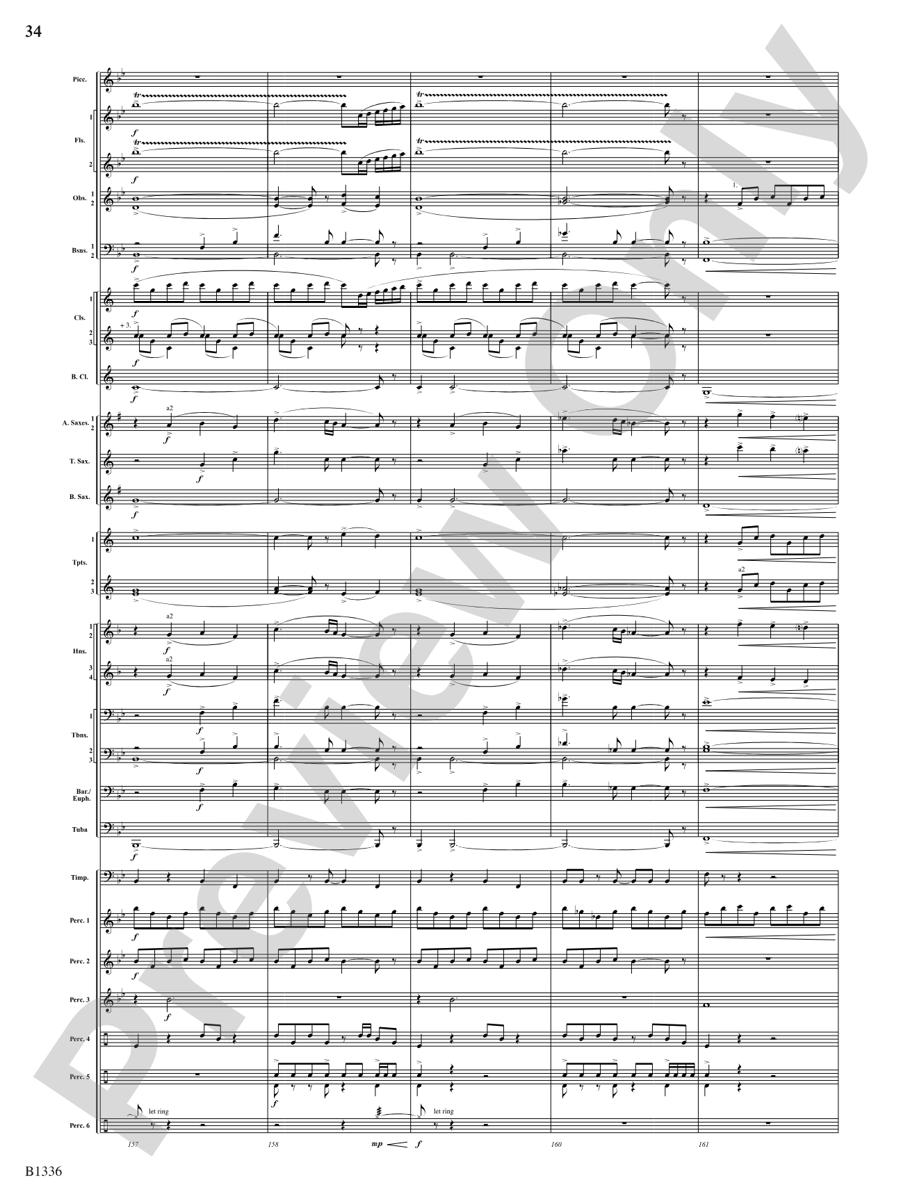 Dreams and Proclamations: Concert Band Conductor Score & Parts