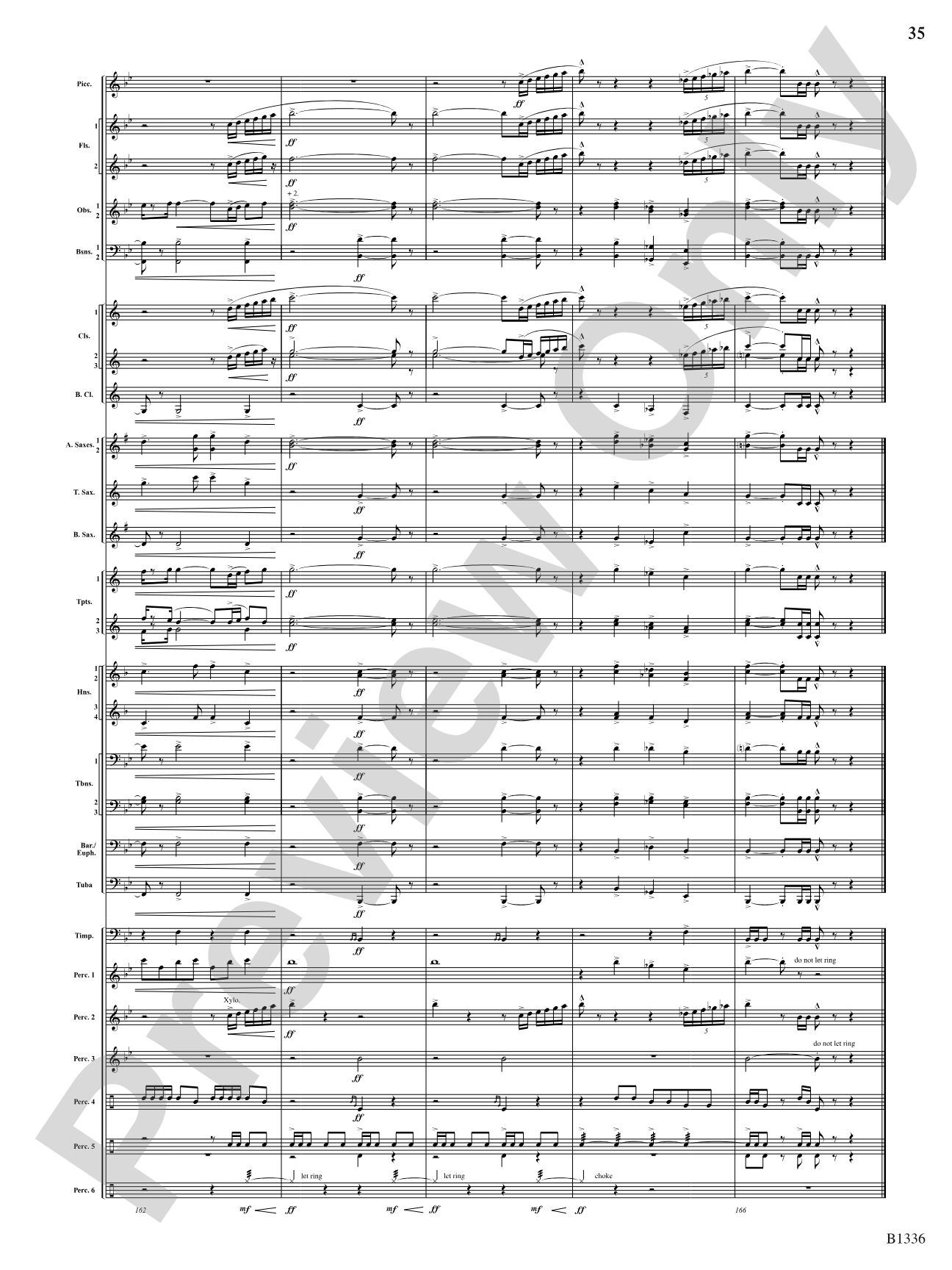 Dreams and Proclamations: Concert Band Conductor Score & Parts