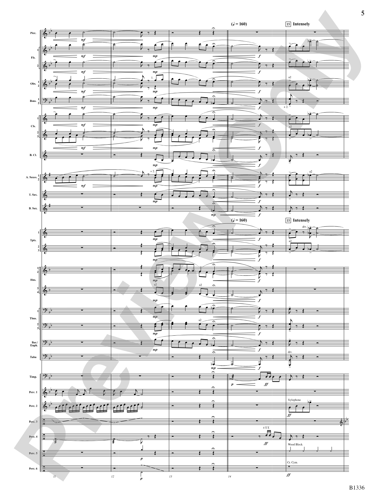 Dreams and Proclamations: Concert Band Conductor Score & Parts