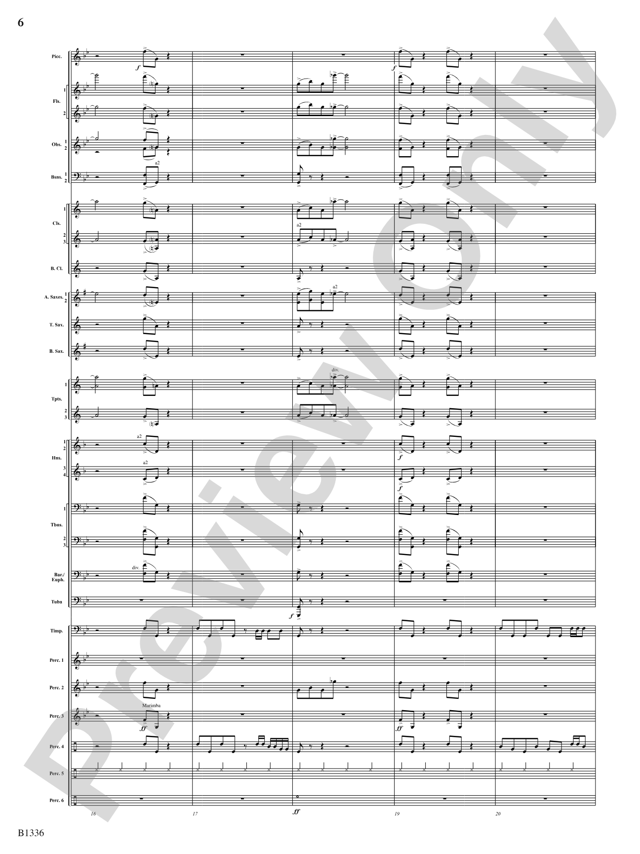 Dreams and Proclamations: Concert Band Conductor Score & Parts