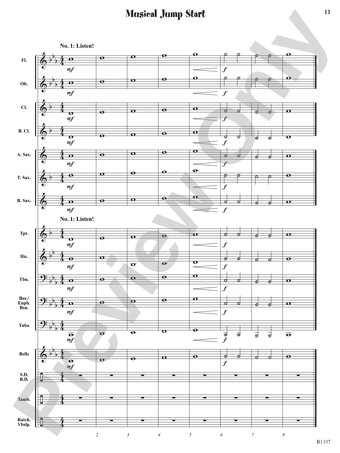 Dance of the Jabberwocky: Score