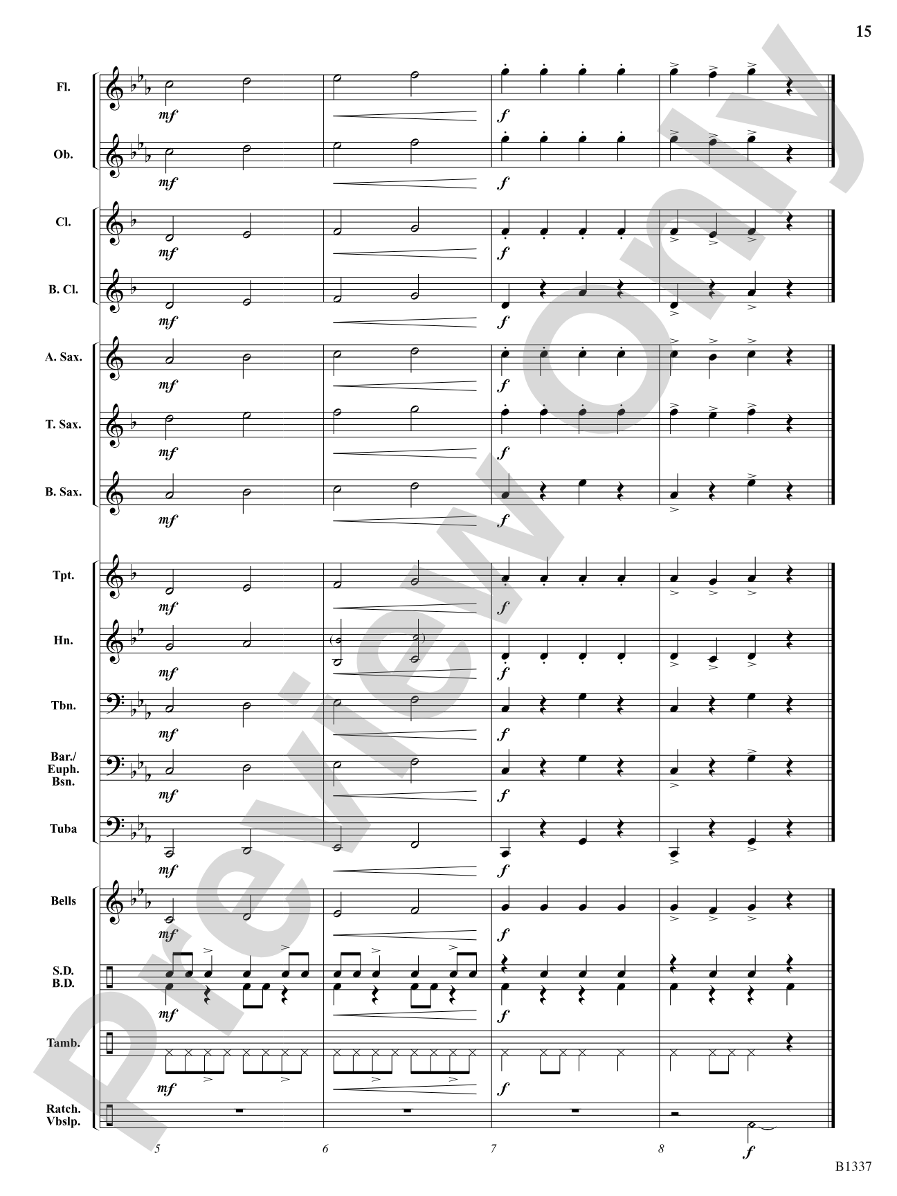 Dance of the Jabberwocky: Score