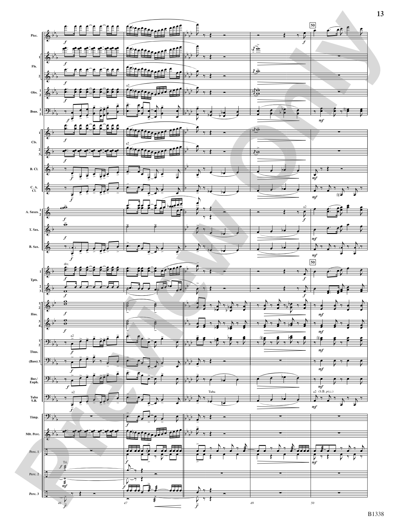 Rock Springs Saga: Concert Band Conductor Score & Parts