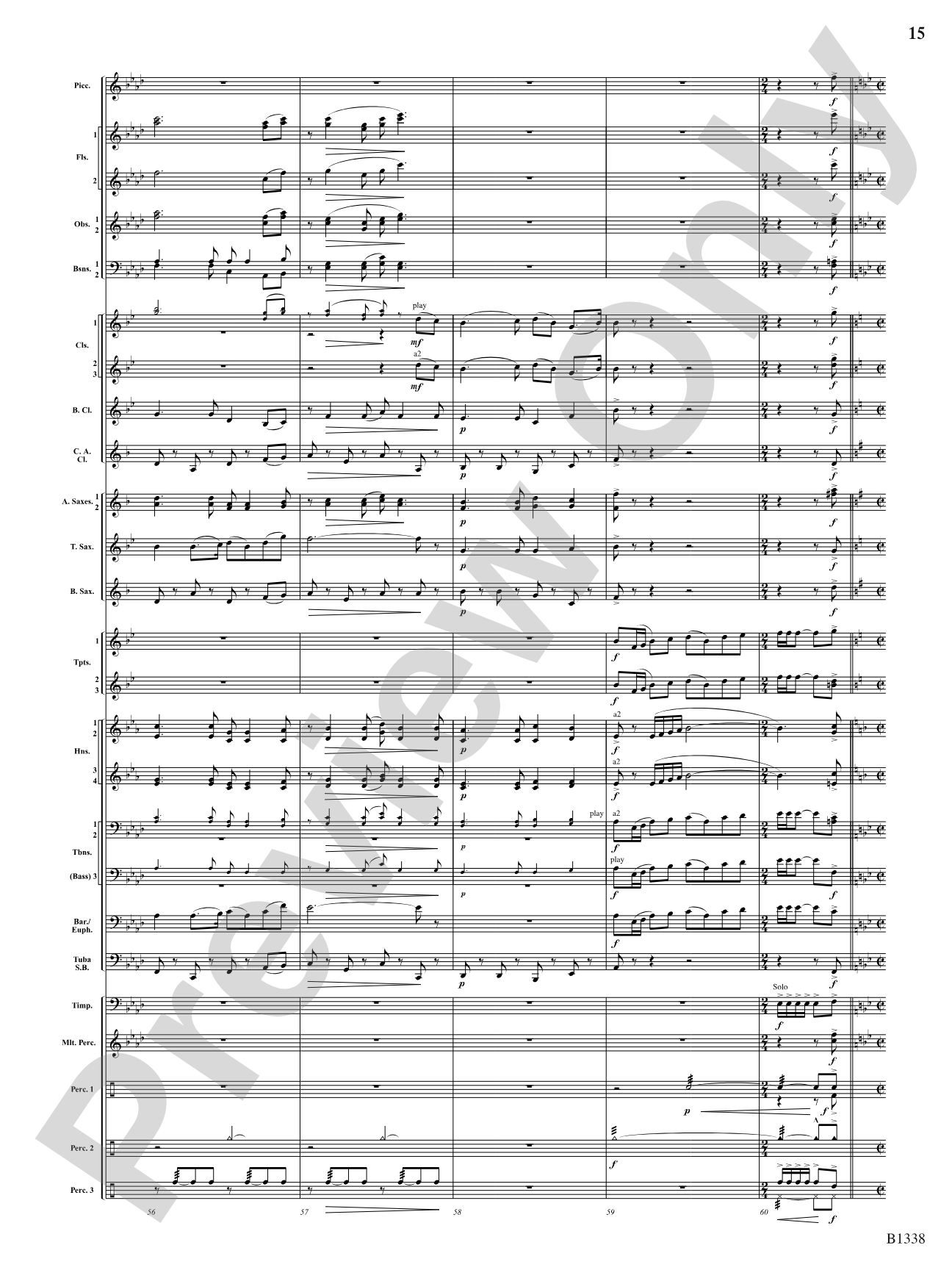 Rock Springs Saga: Concert Band Conductor Score & Parts