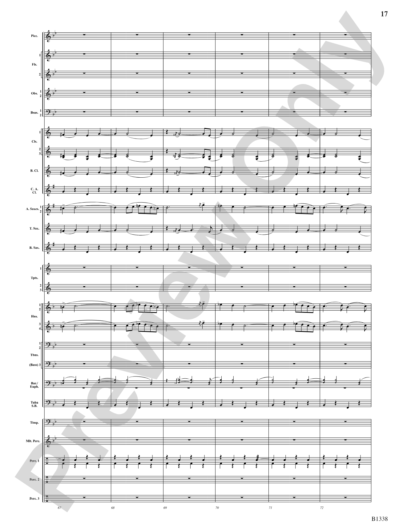 Rock Springs Saga: Concert Band Conductor Score & Parts