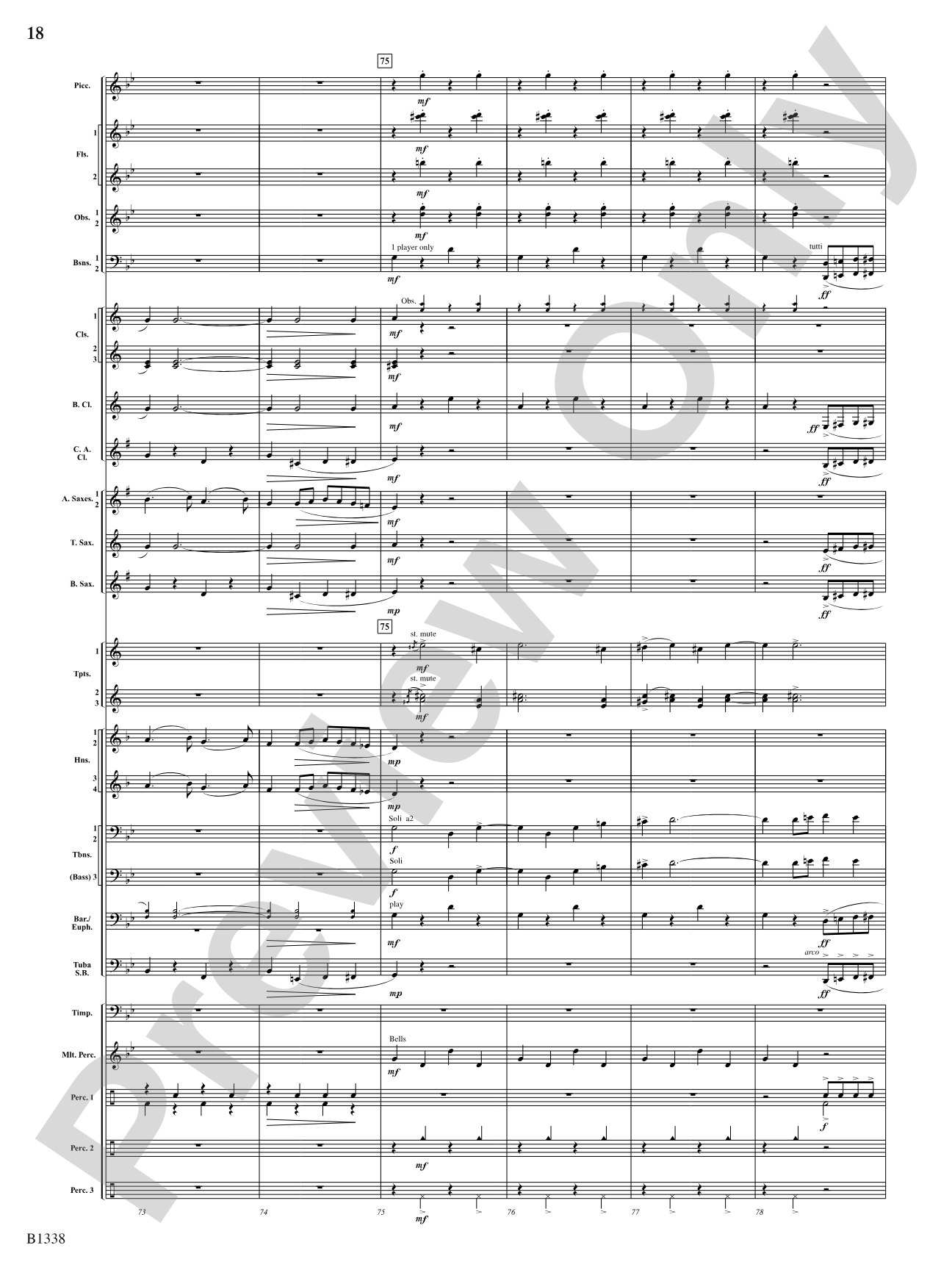 Rock Springs Saga: Concert Band Conductor Score & Parts
