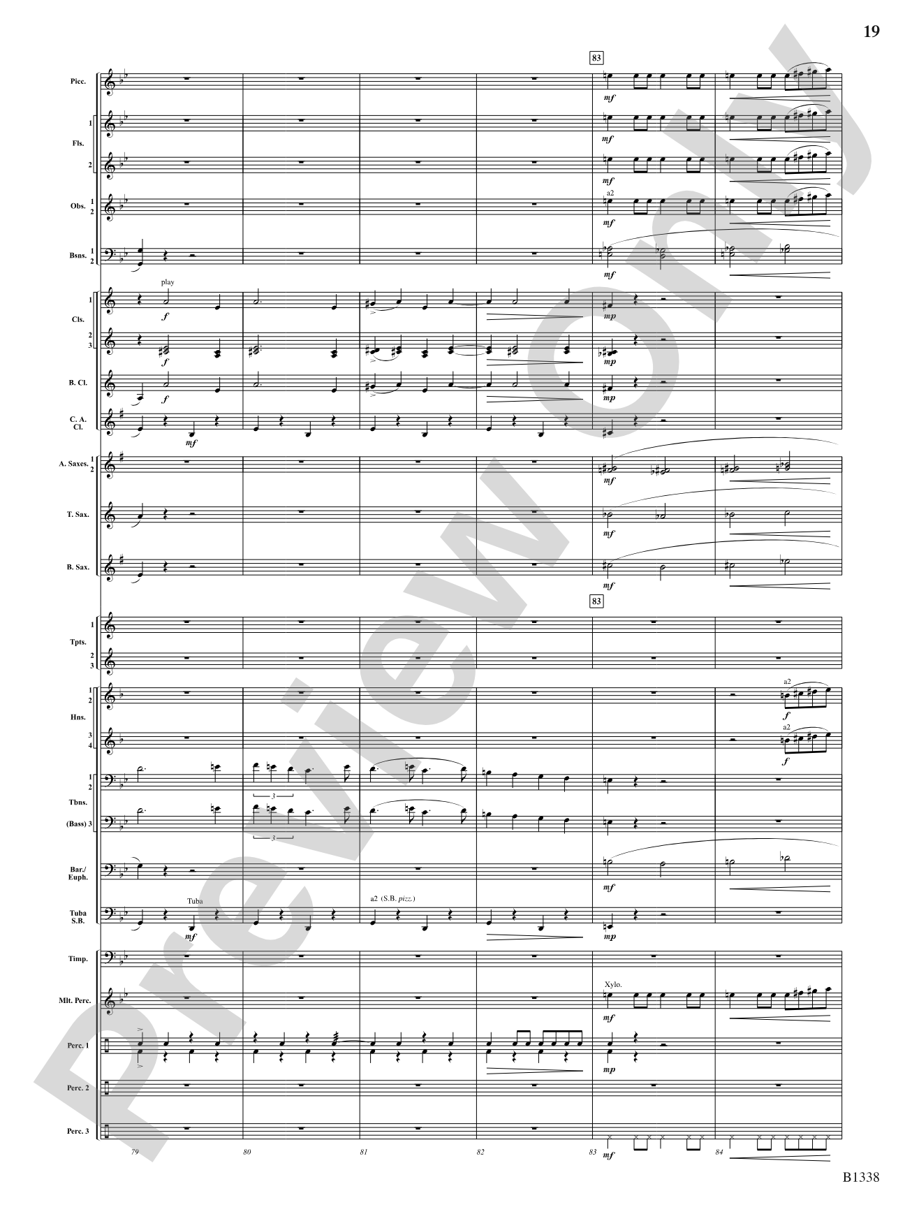 Rock Springs Saga: Concert Band Conductor Score & Parts