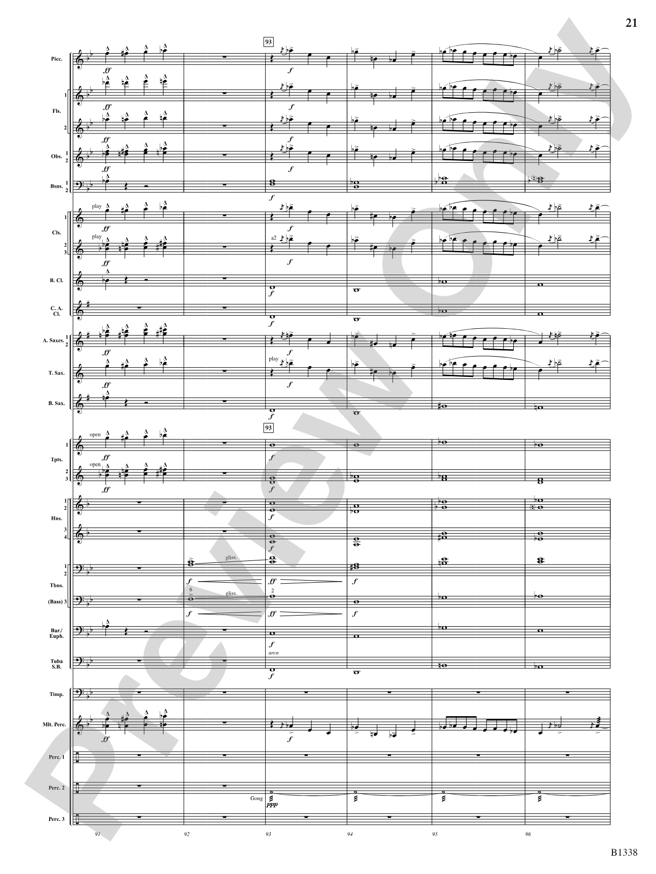 Rock Springs Saga: Concert Band Conductor Score & Parts