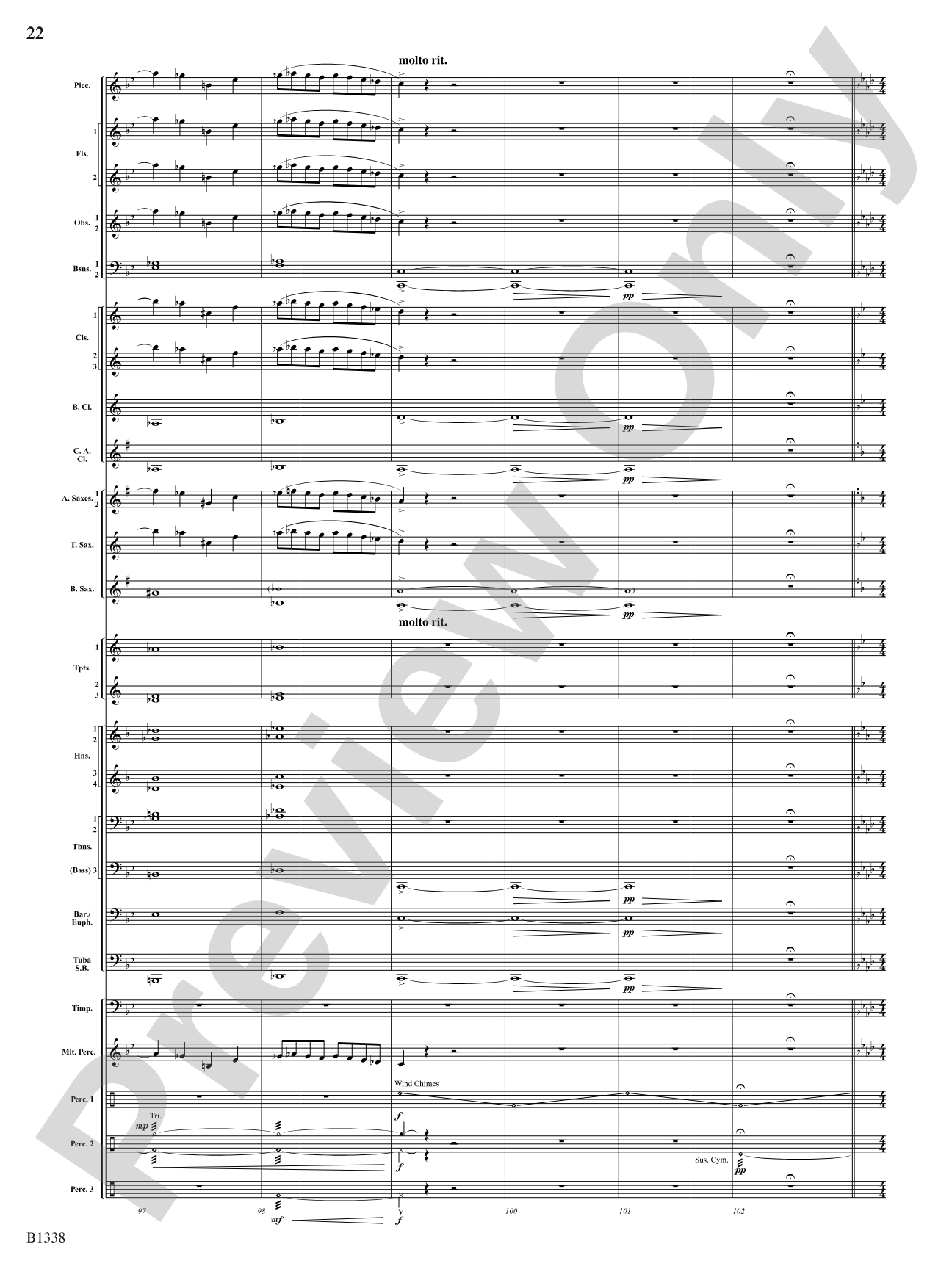 Rock Springs Saga: Concert Band Conductor Score & Parts