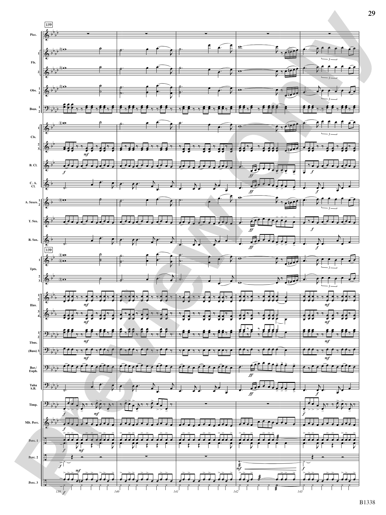 Rock Springs Saga: Concert Band Conductor Score & Parts