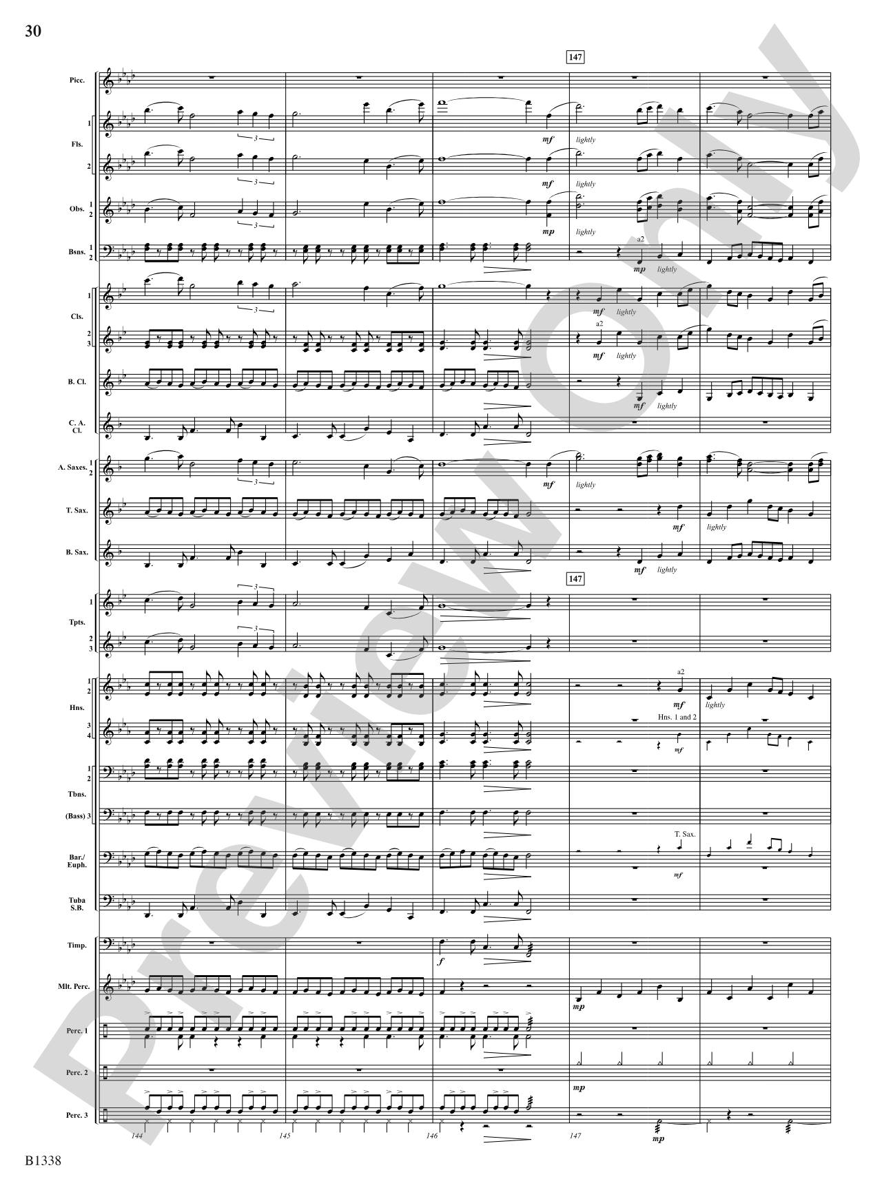Rock Springs Saga: Concert Band Conductor Score & Parts