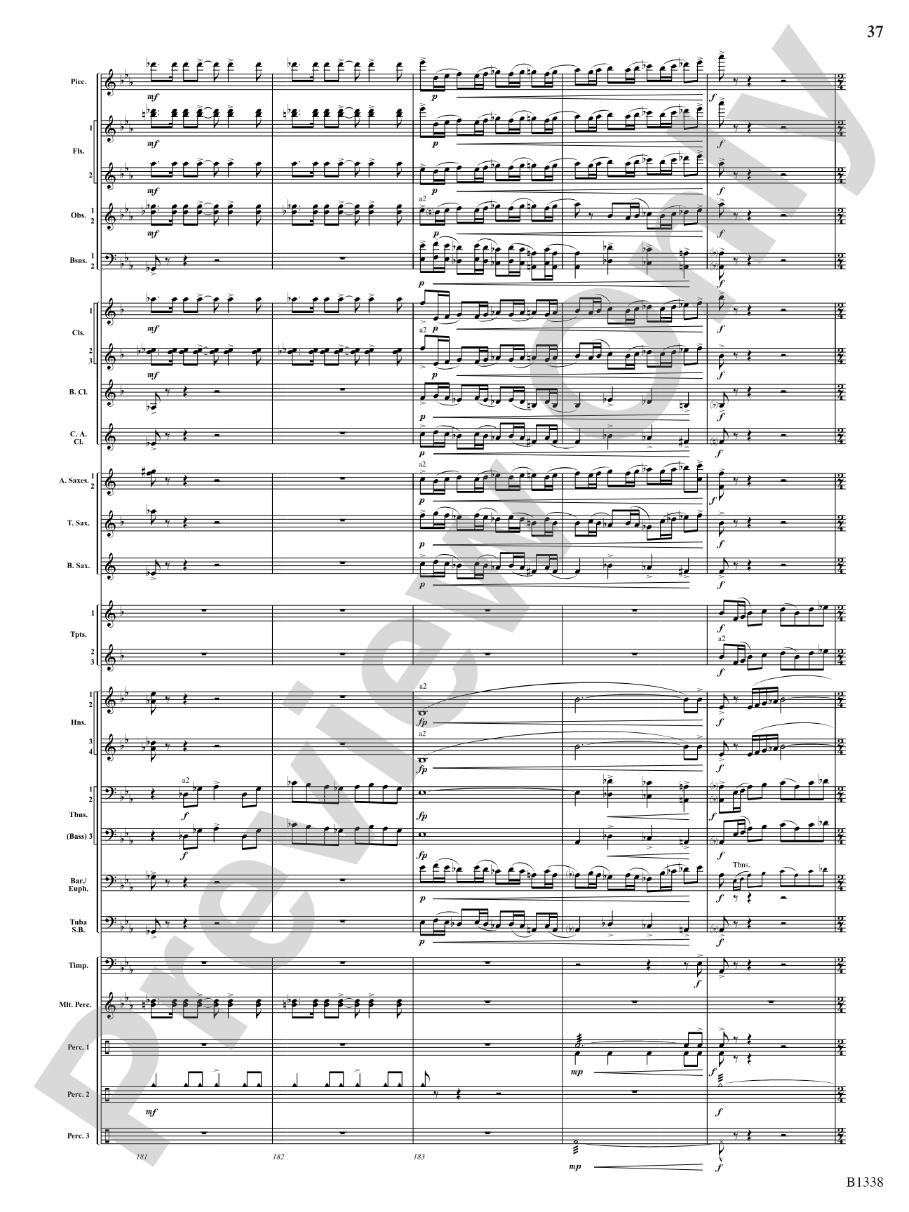 Rock Springs Saga: Concert Band Conductor Score & Parts