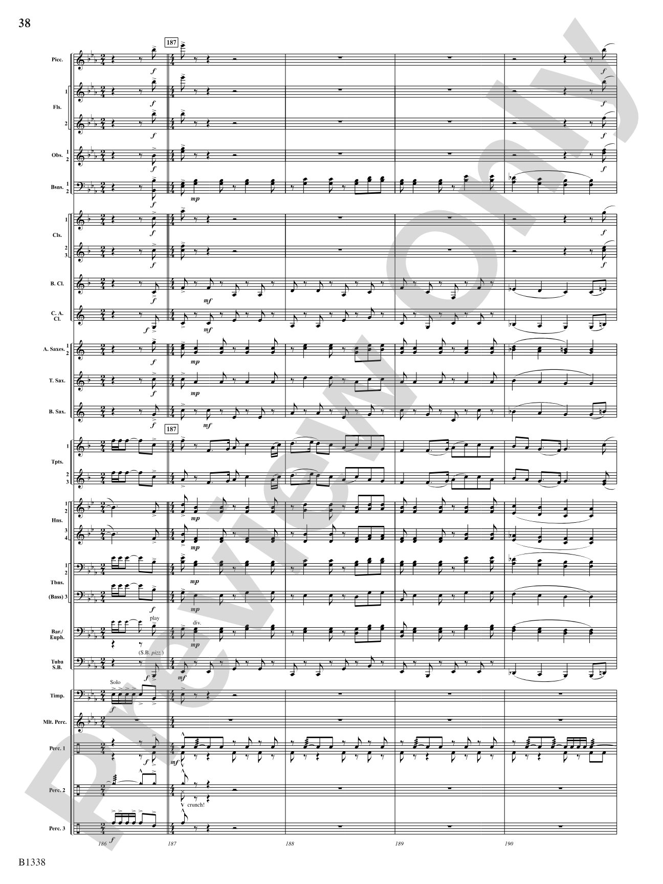Rock Springs Saga: Concert Band Conductor Score & Parts