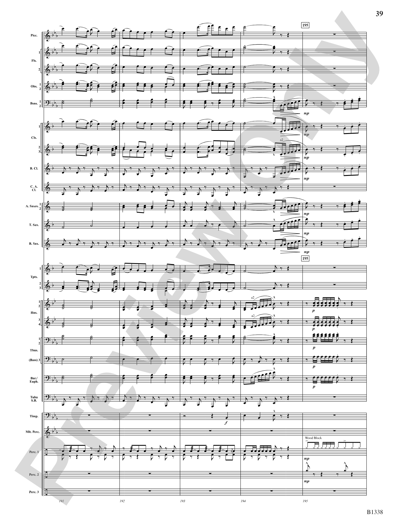 Rock Springs Saga: Concert Band Conductor Score & Parts