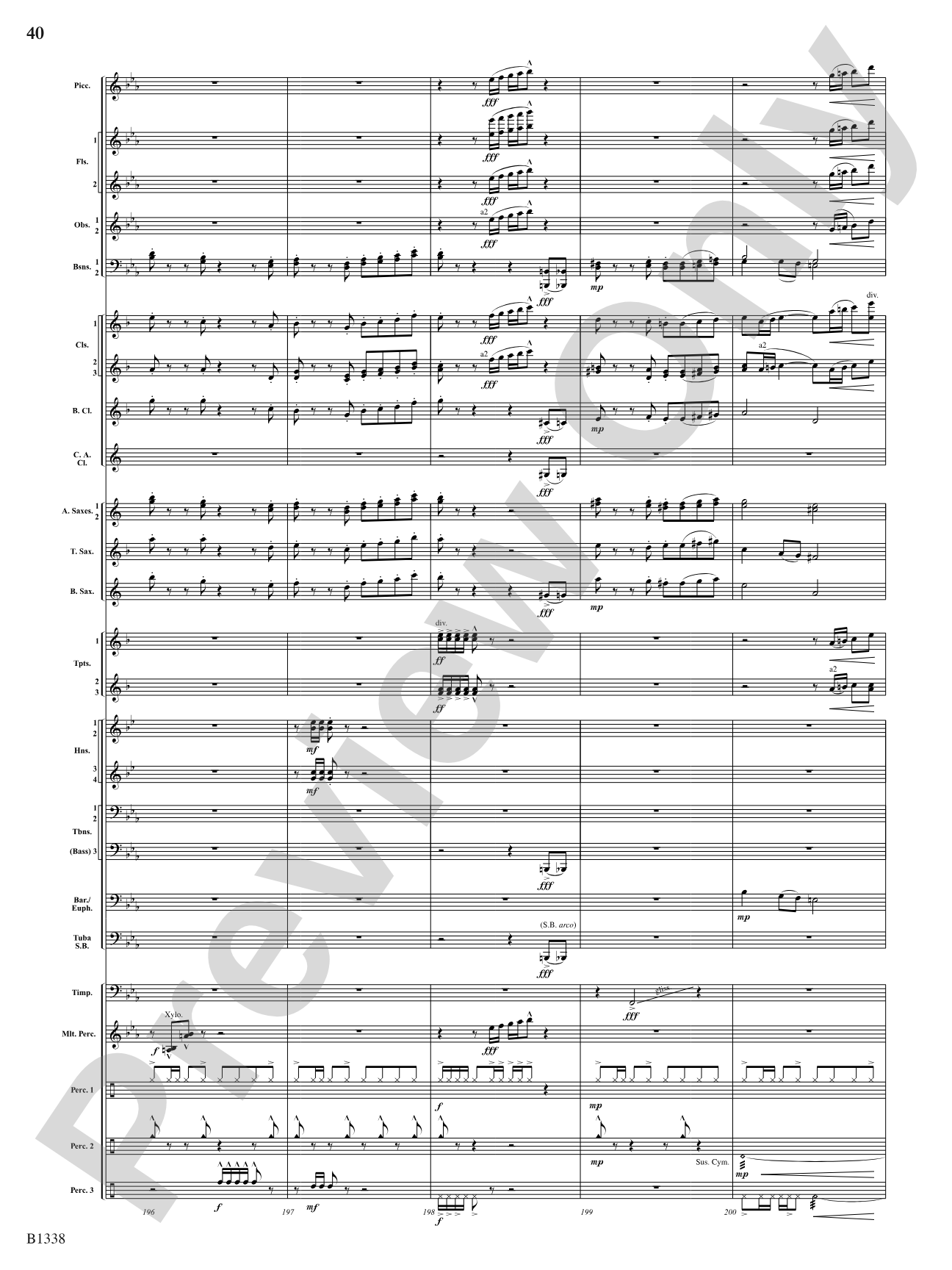 Rock Springs Saga: Concert Band Conductor Score & Parts
