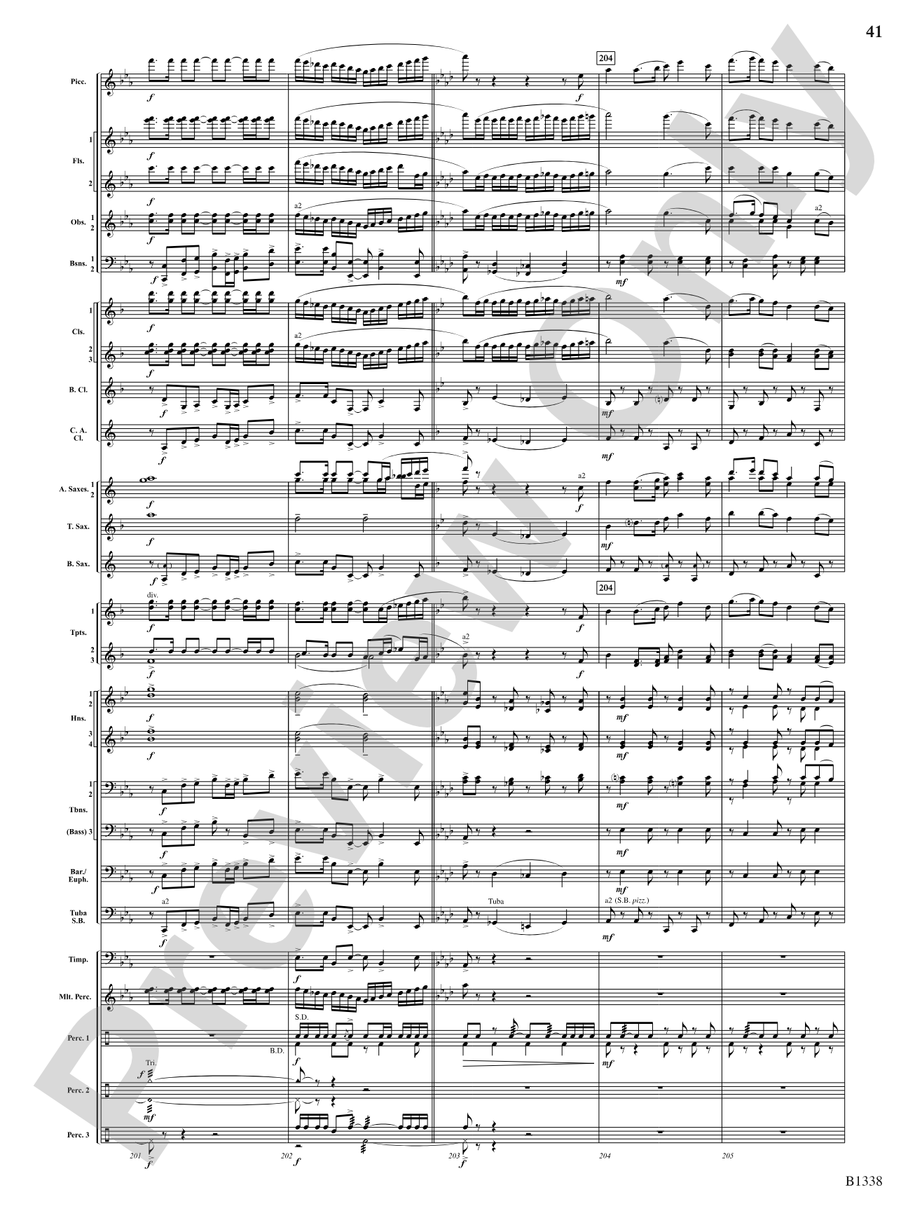 Rock Springs Saga: Concert Band Conductor Score & Parts