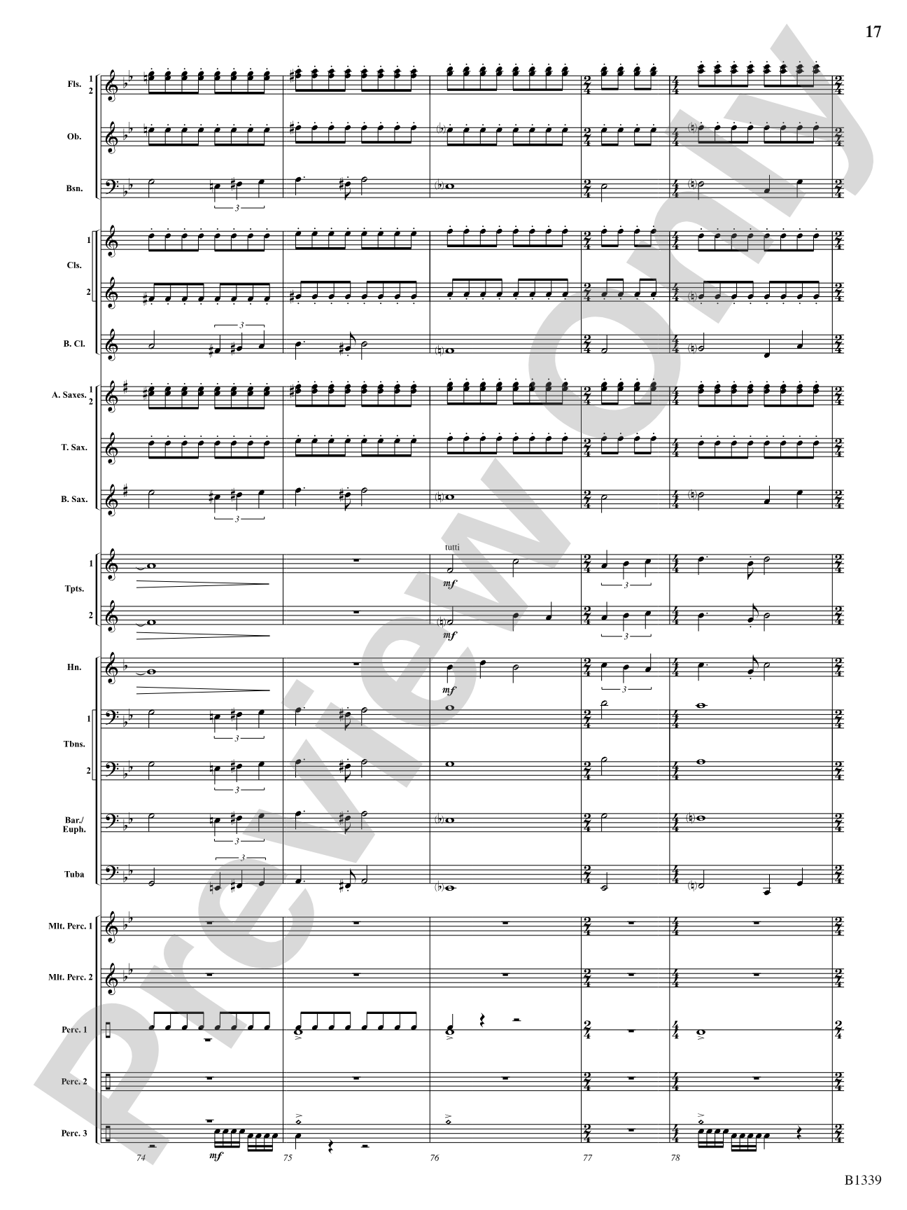 The Impossible Machine (Perpetual Motion): Concert Band Conductor Score & Parts