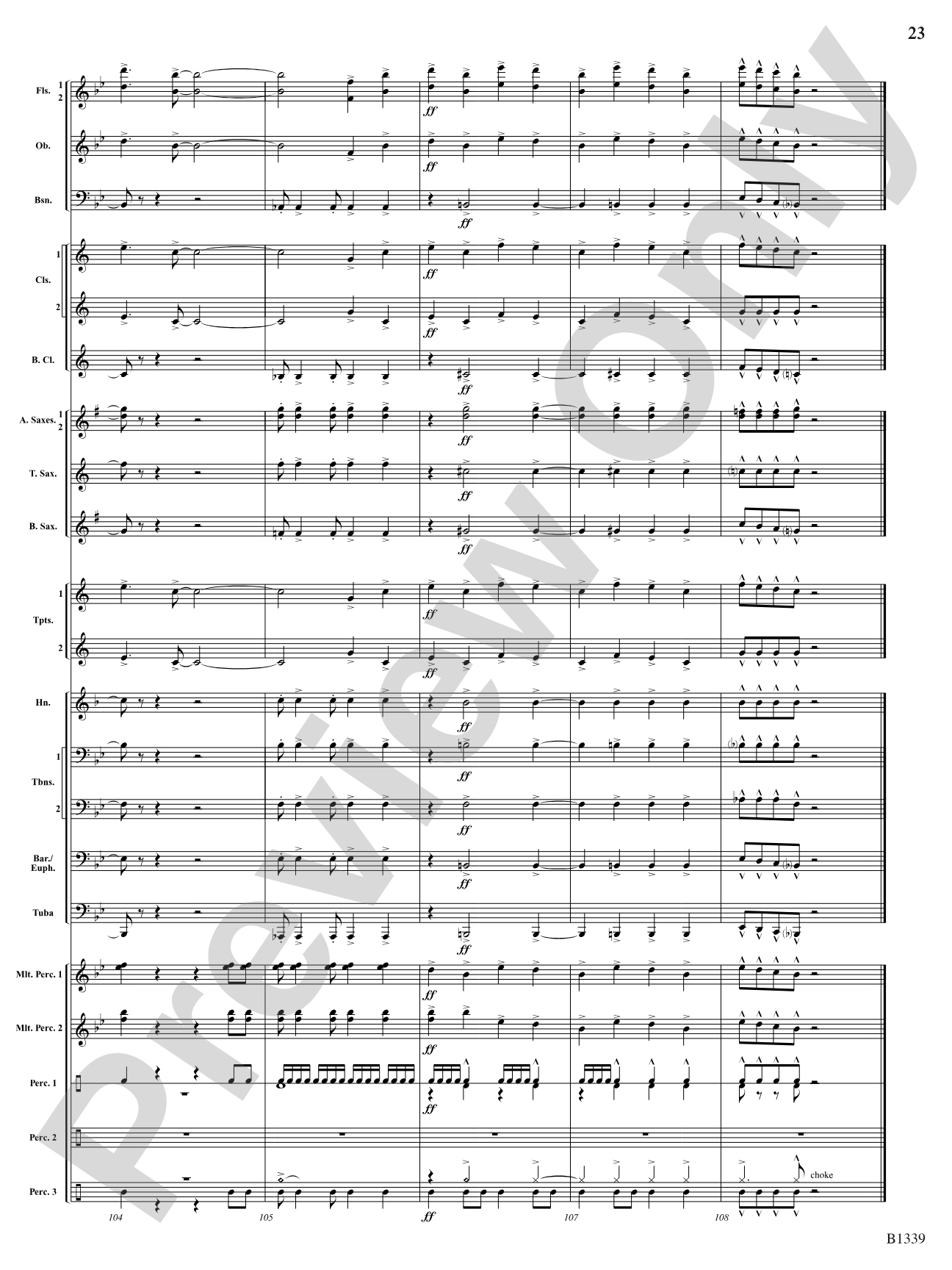 The Impossible Machine (Perpetual Motion): Concert Band Conductor Score & Parts