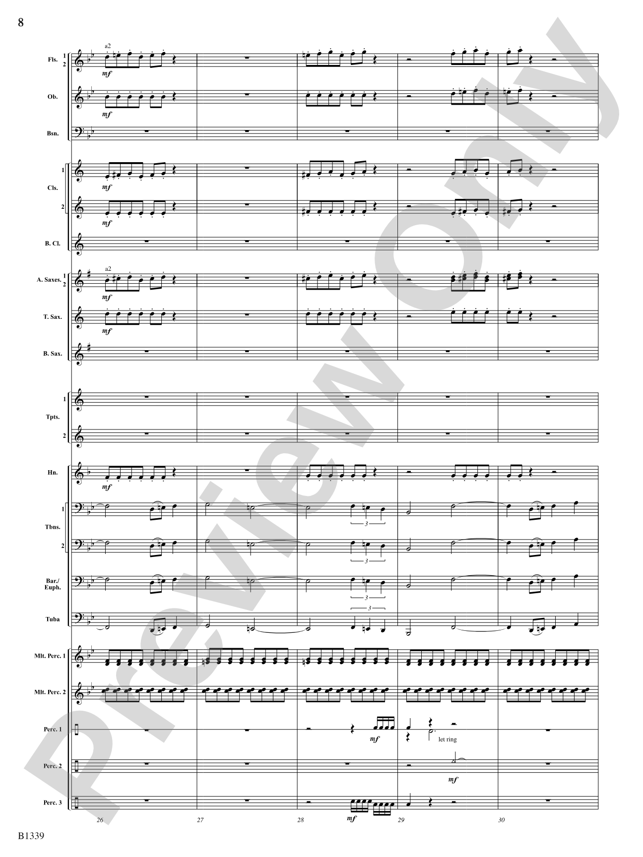 The Impossible Machine (Perpetual Motion): Concert Band Conductor Score & Parts