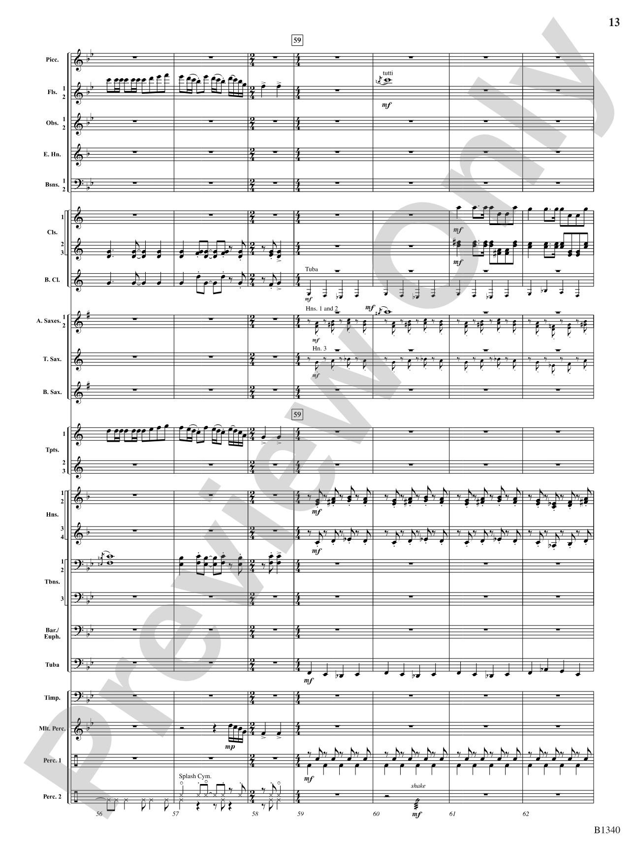 Winged Victory (Beacons of Light): Concert Band Conductor Score & Parts