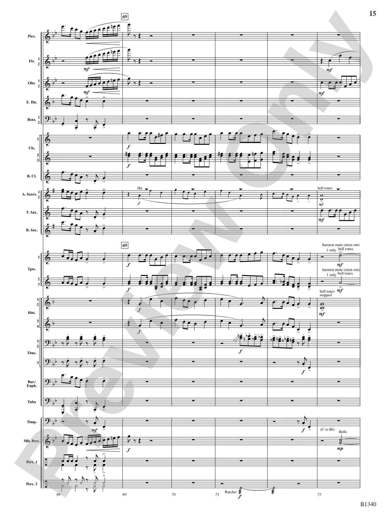 Winged Victory (Beacons of Light): Concert Band Conductor Score & Parts