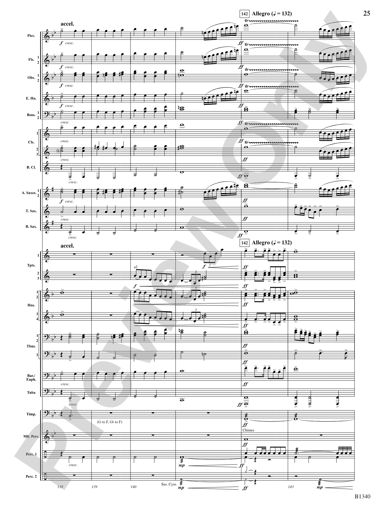 Winged Victory (Beacons of Light): Concert Band Conductor Score & Parts