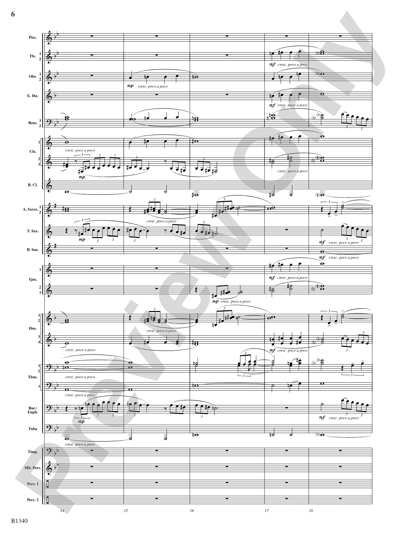 Winged Victory (Beacons of Light): Concert Band Conductor Score & Parts